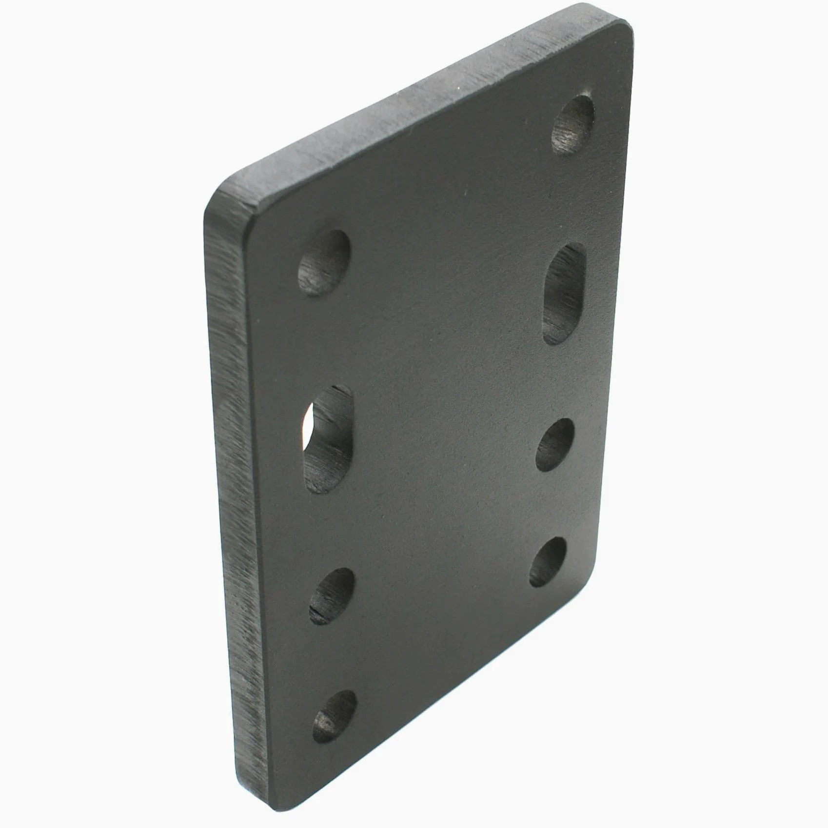 Piastra adattatore universale per regolazione dell'altezza 4 x 90 del gancio di traino per sfere a 2 fori 90 mm AHK-Bock (4 x 45 mm senza set di viti, per 2 fori 90 mm AHK-Bock)