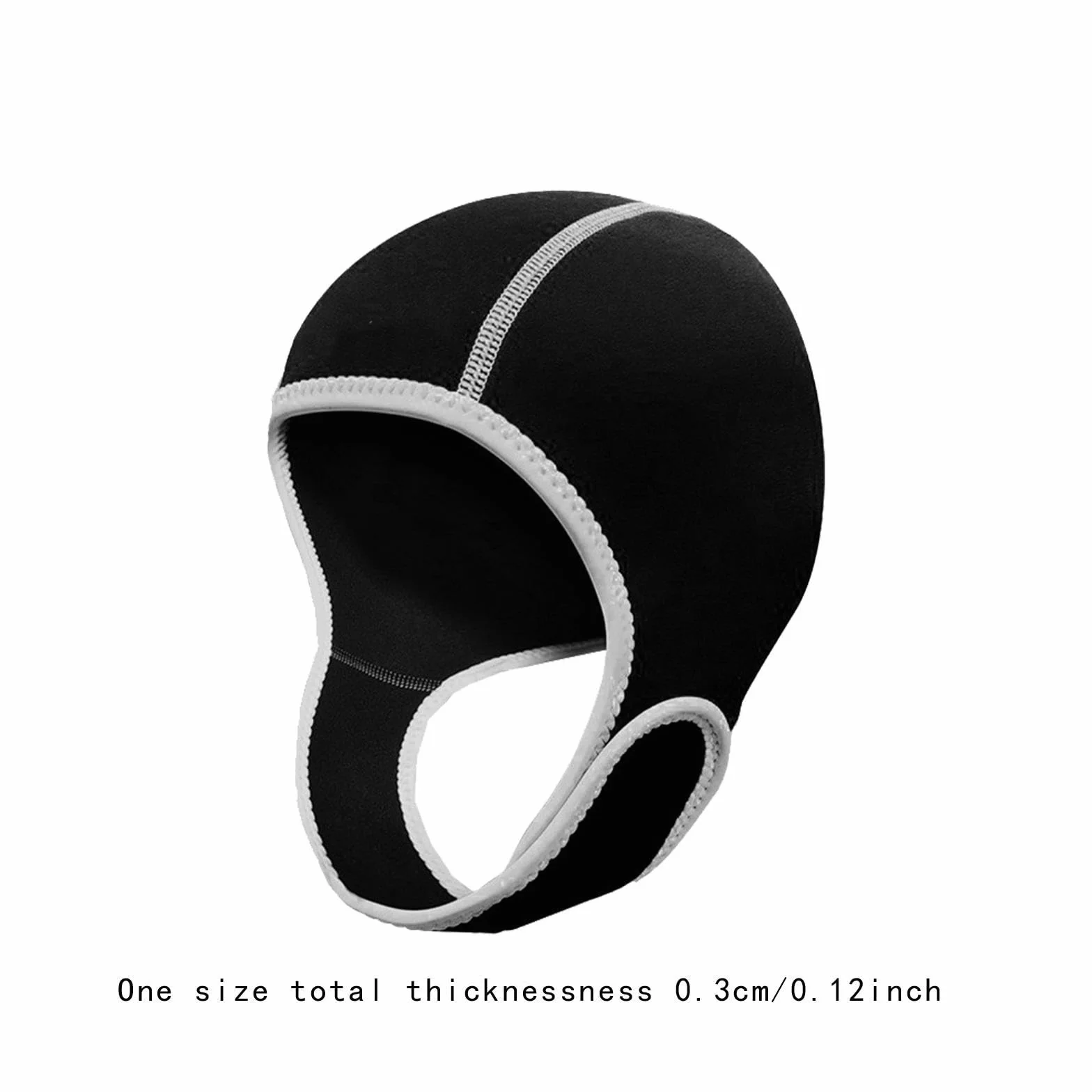 Cappello da Surf con Cappuccio in Neoprene 3mm Impermeabile per Immersioni