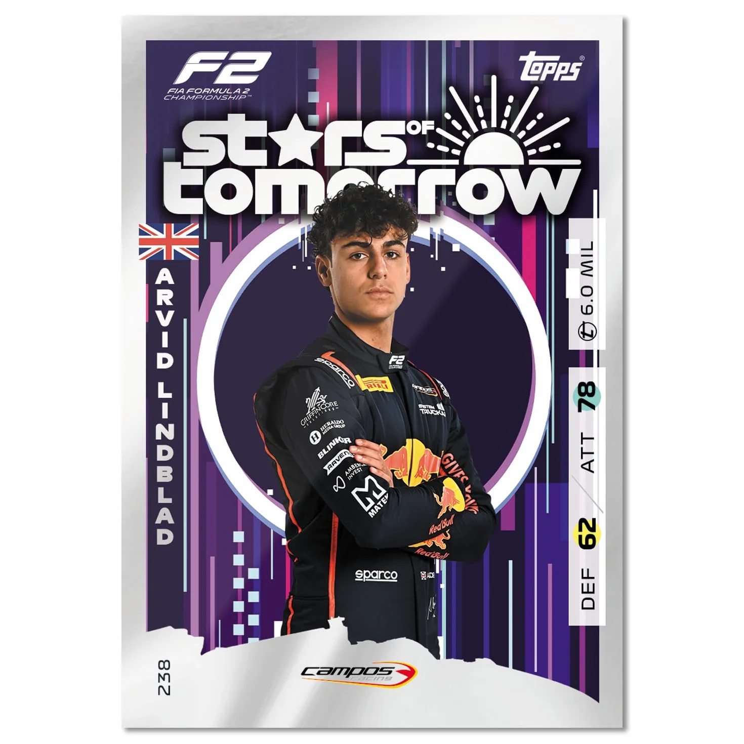 Topps Turbo Attax 2025 Mega Tin Diamond Edition 66 carte incluse LE esclusive F1