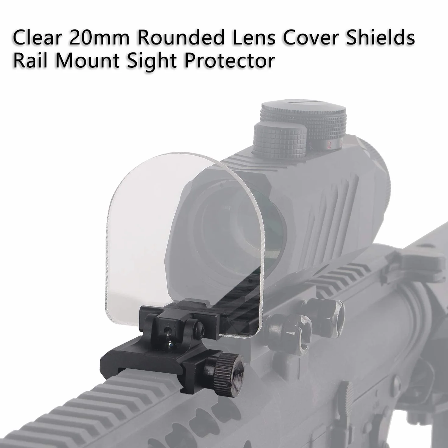 Scope Protector Airsoft 20mm Rail Tactical Lens Robusto