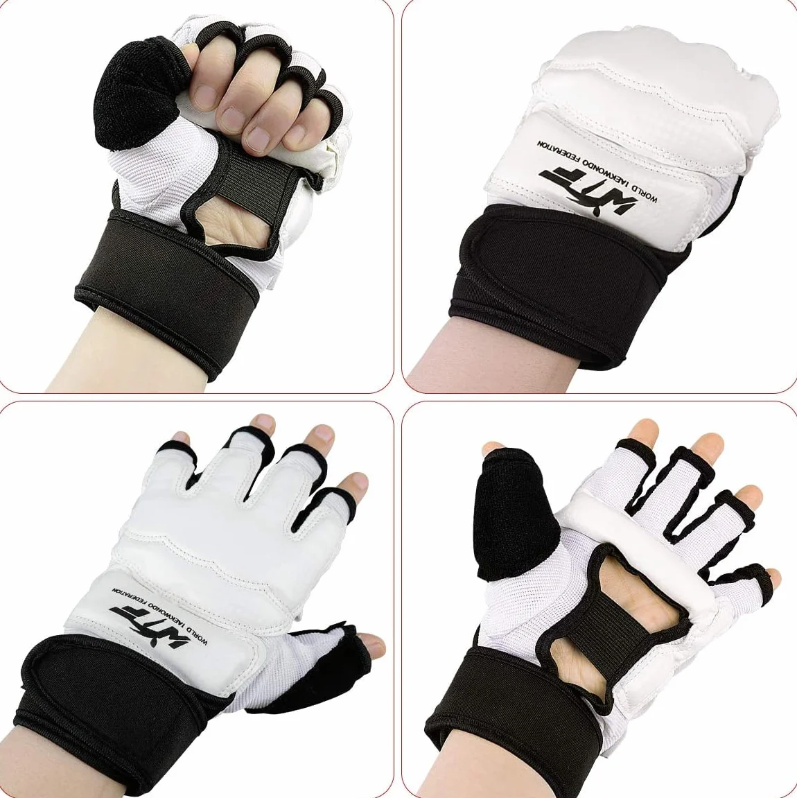 LangRay Guanti MMA Boxe Adulto Pelle Muay Thai Kickboxing Combattimento