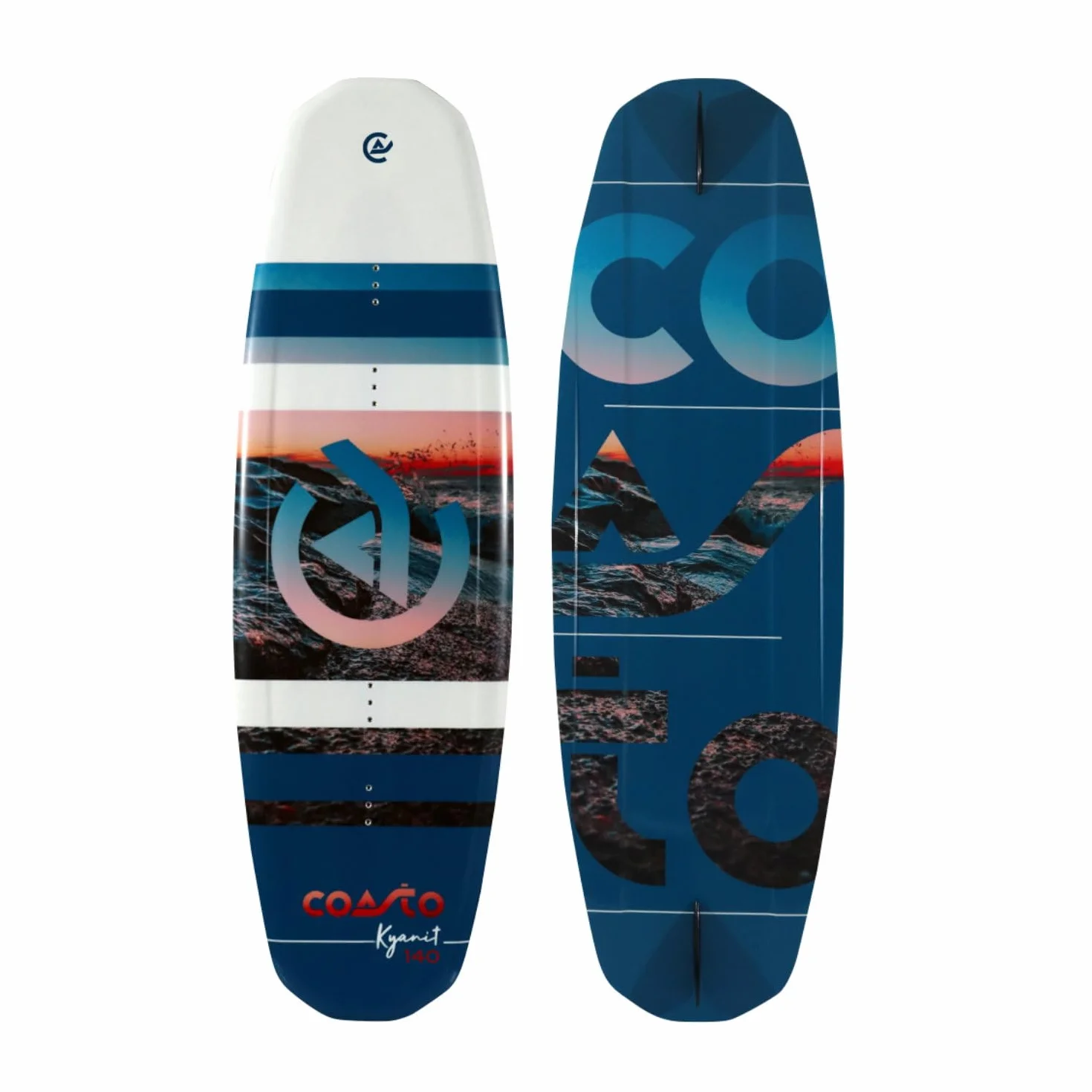 Brunelli COASTO KYANIT 140 Wakeboard Package Flex Manubrio con Rilegatura 39-46