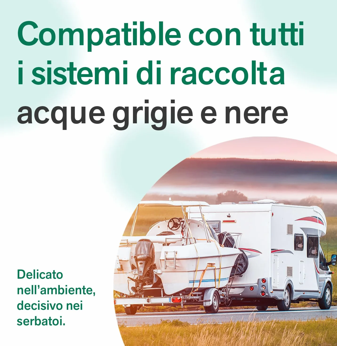 BactPro BactOut Additivo elimina odori per serbatoi acque nere e grigie 1L tappo dosatore