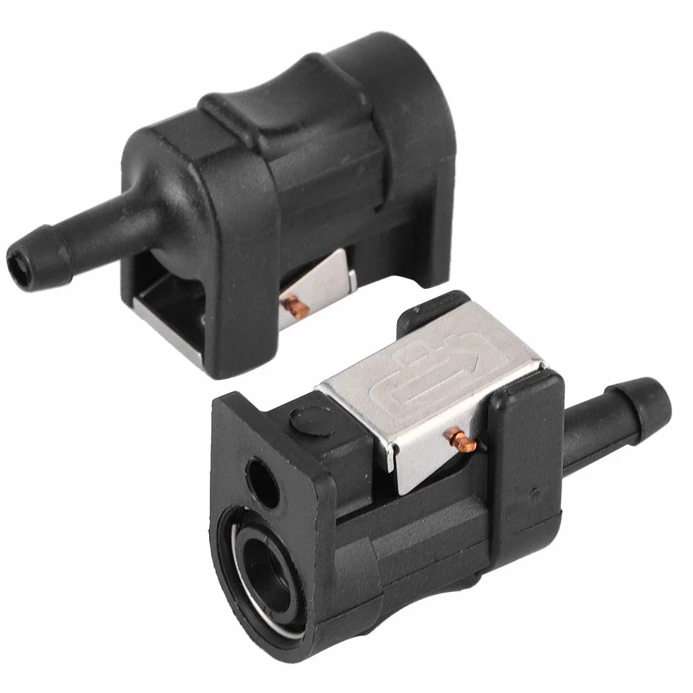 Serbatoio benzina barca 20L attacchi rapidi connettore linea tubo carburante 2 pezzi motore marino fuoribordo 8mm