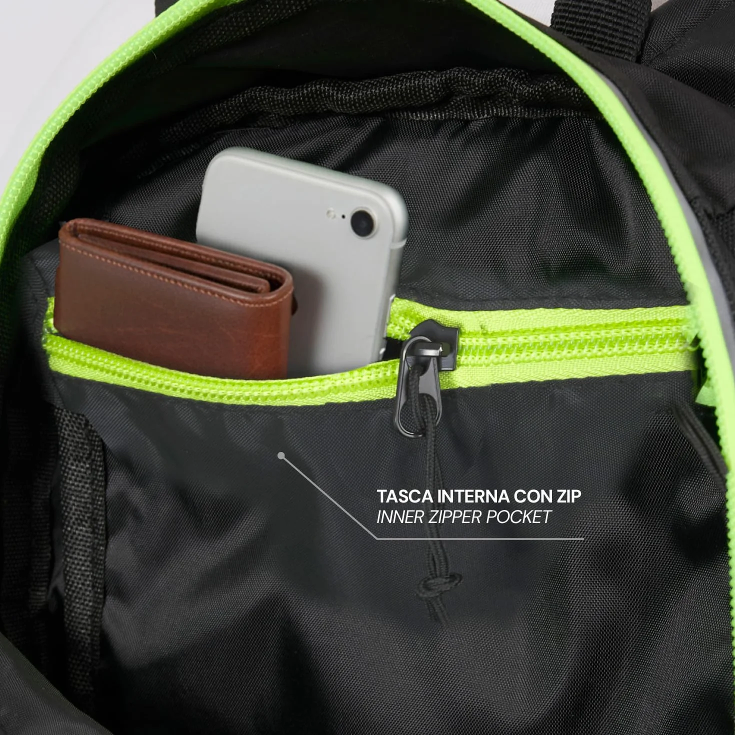 PERLETTI Zaino 10 Litri Impermeabile Trekking Montagna Super Leggero Capiente 39x22x12 cm