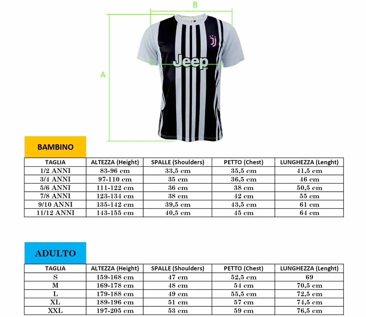 JUVENTUS Maglia Personalizzata Replica Ufficiale 2025-2026 Bambino Adulto
