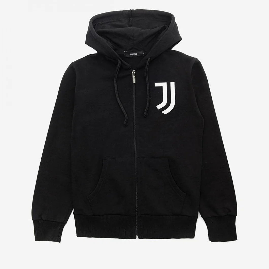 JUVENTUS Felpa Nera Bambino Cappuccio Logo Bianco 4-8 Anni Stagione 2020/21