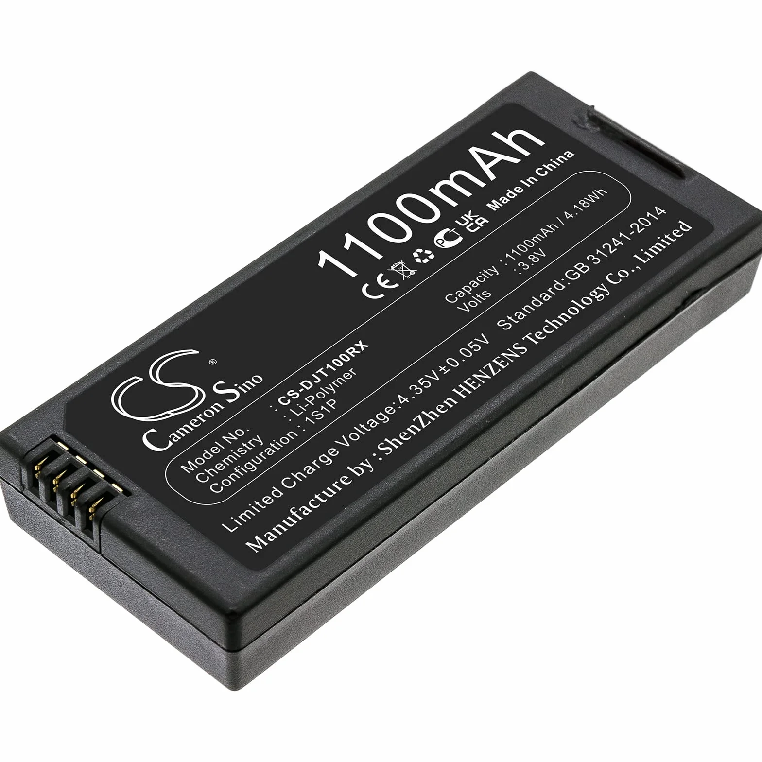 Batteria 1100mAh compatibile con DJI Tello