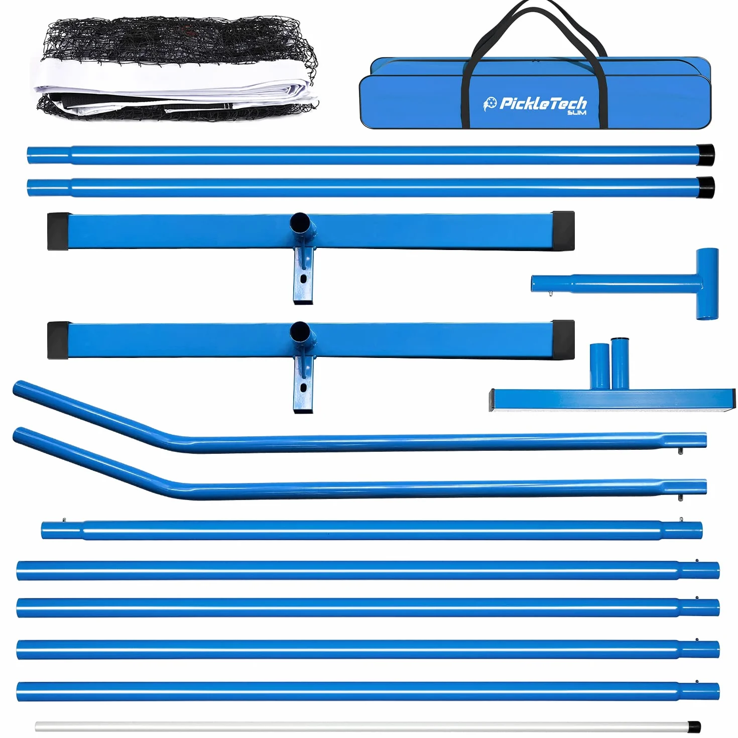 PICKLETECH Rete da Pickleball portatile Slim 4.0 6,7 m da torneo con borsa da trasporto