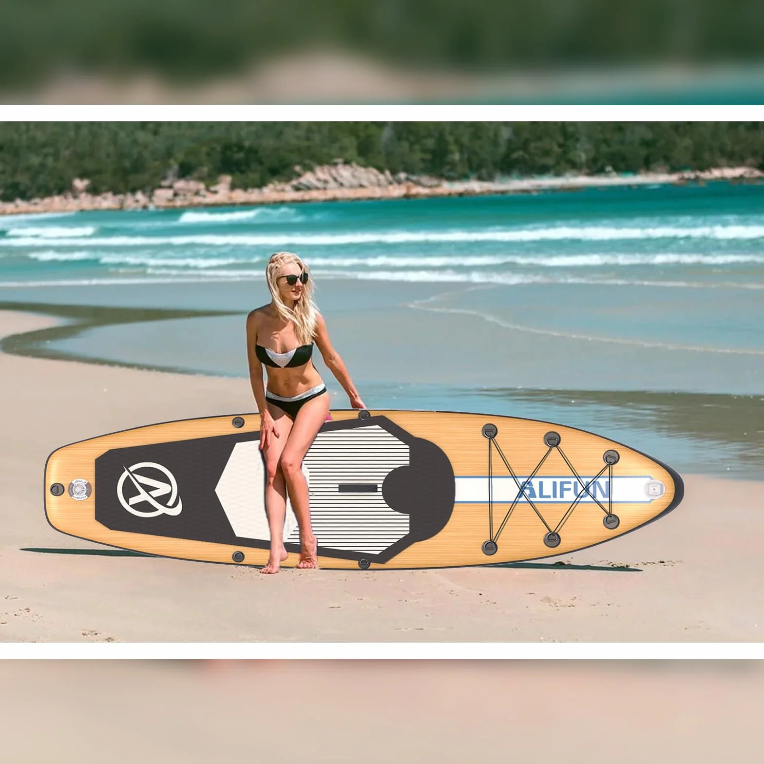 ALIFUN Stand Up Paddle Board SUP Gonfiabile 300/320 cm 200kg 6 Zoll