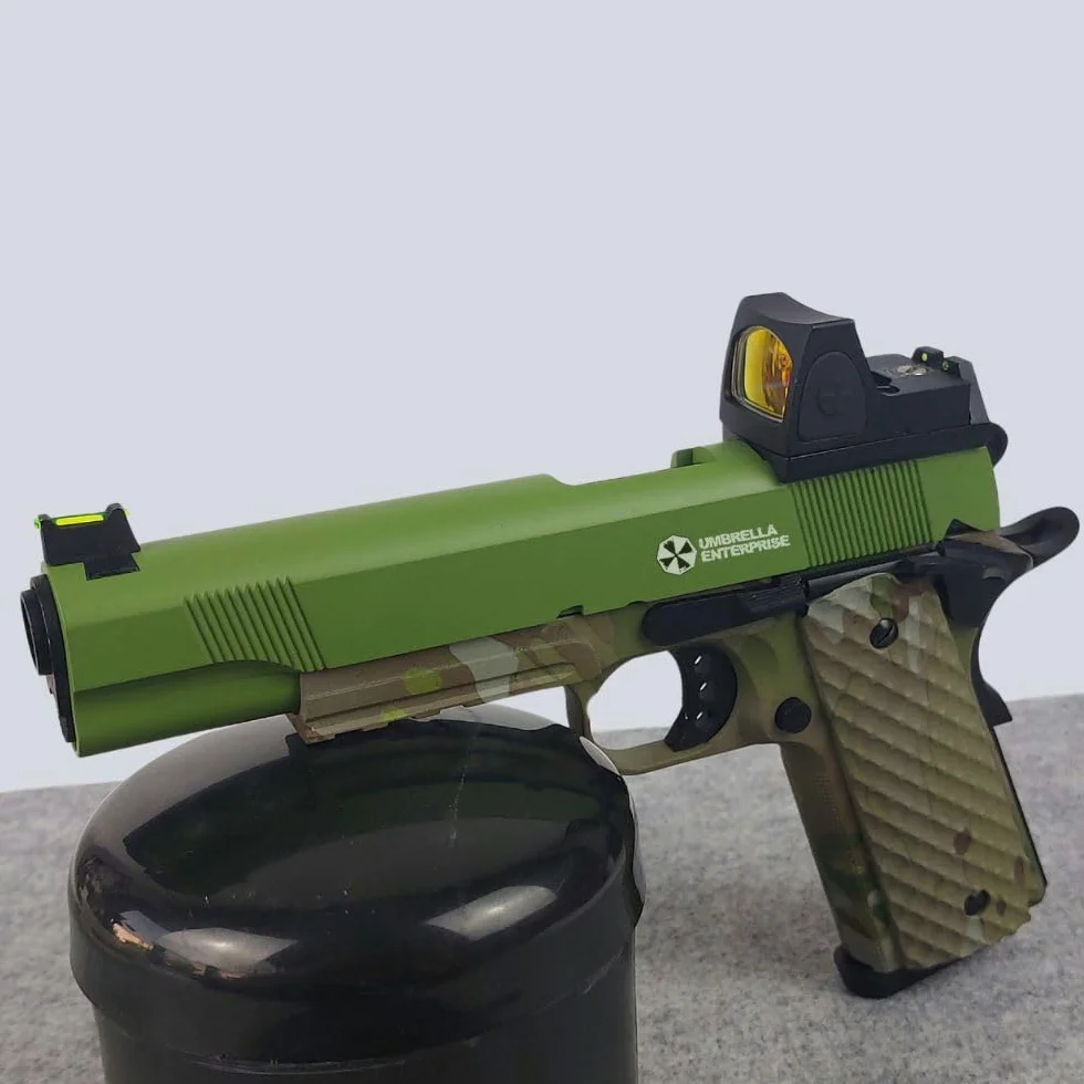 Pistola Softair MEU Camo/Green a Gas Calibro 6 mm