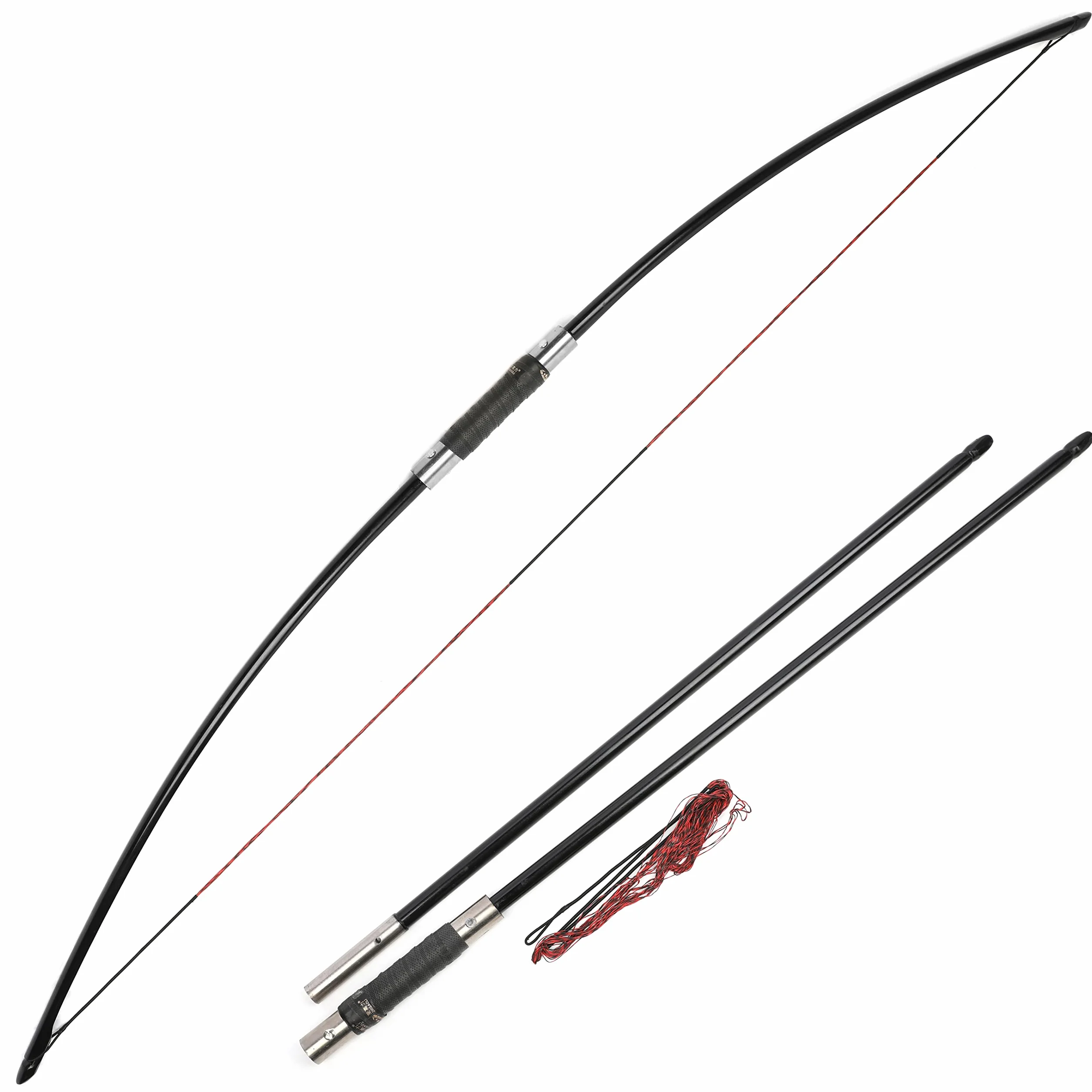 SHARROW Tiro con L'Arco Tradizionale Arco Longbow Takedown Arco Ricurvo Arco Lungo 25-70lbs Longbow Inglese Arco da Caccia Archi Ricurvi per Adulti