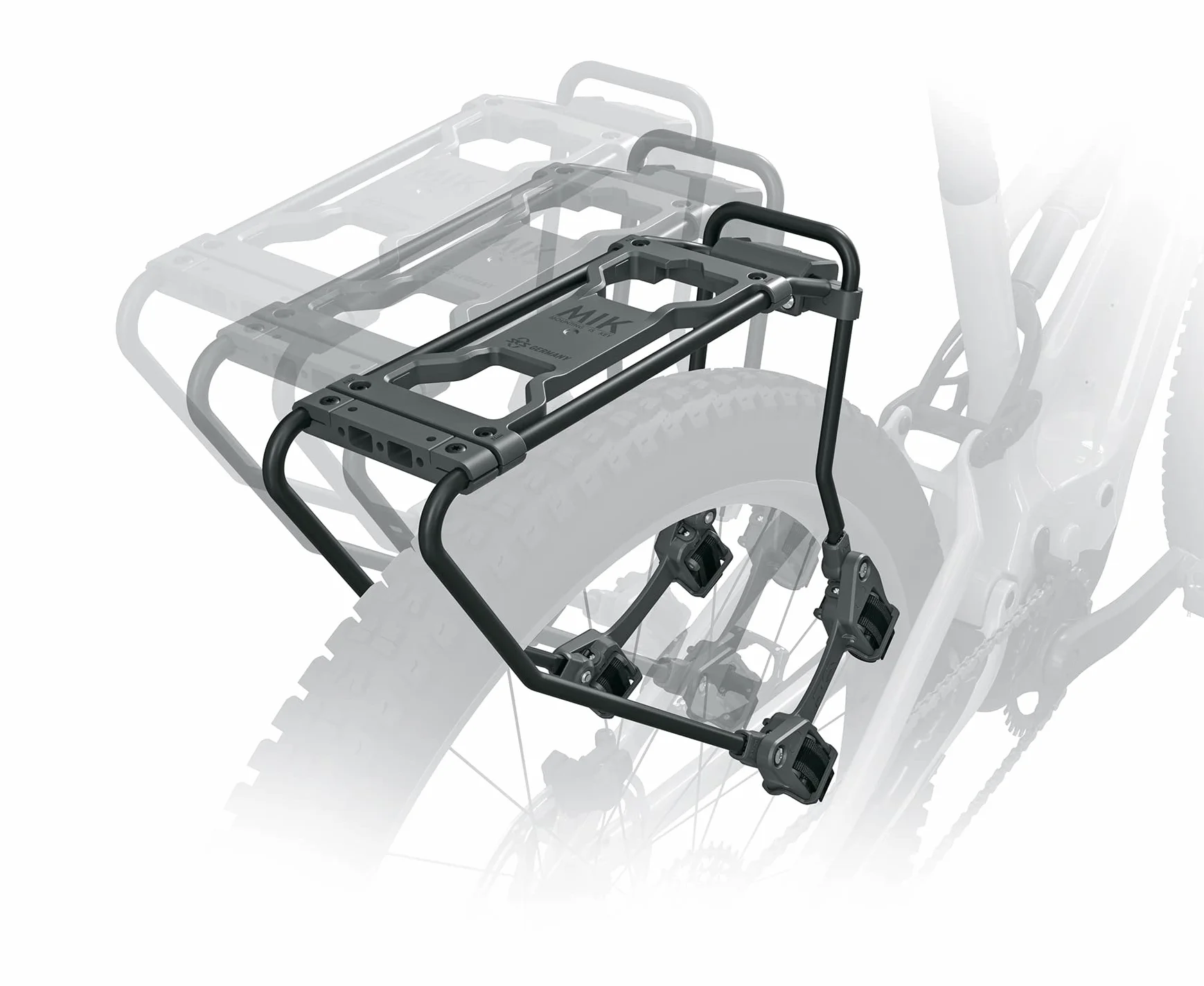 SKS Germany Portapacchi universale Infinity in alluminio con sistema MIK