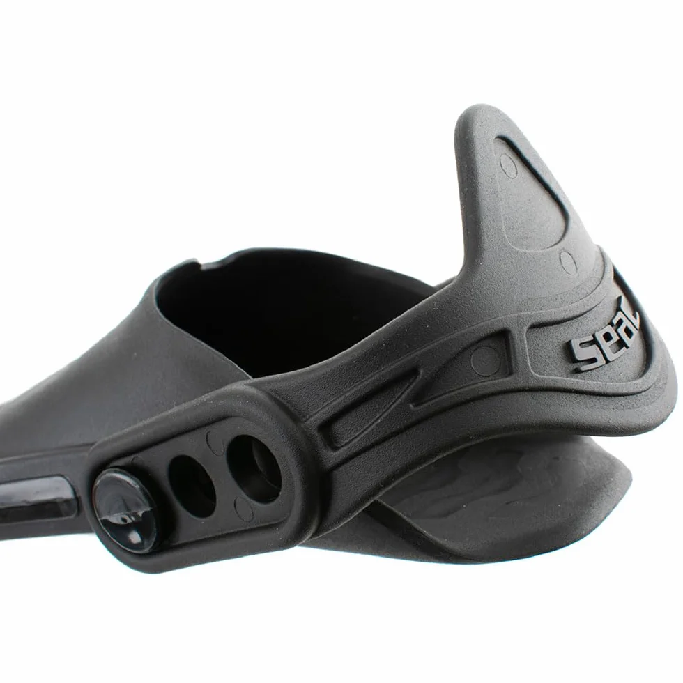 SEAC Vela OH Pinne Corte Snorkeling Nuoto Piscina Cinghiolo Regolabile Unisex Adulto