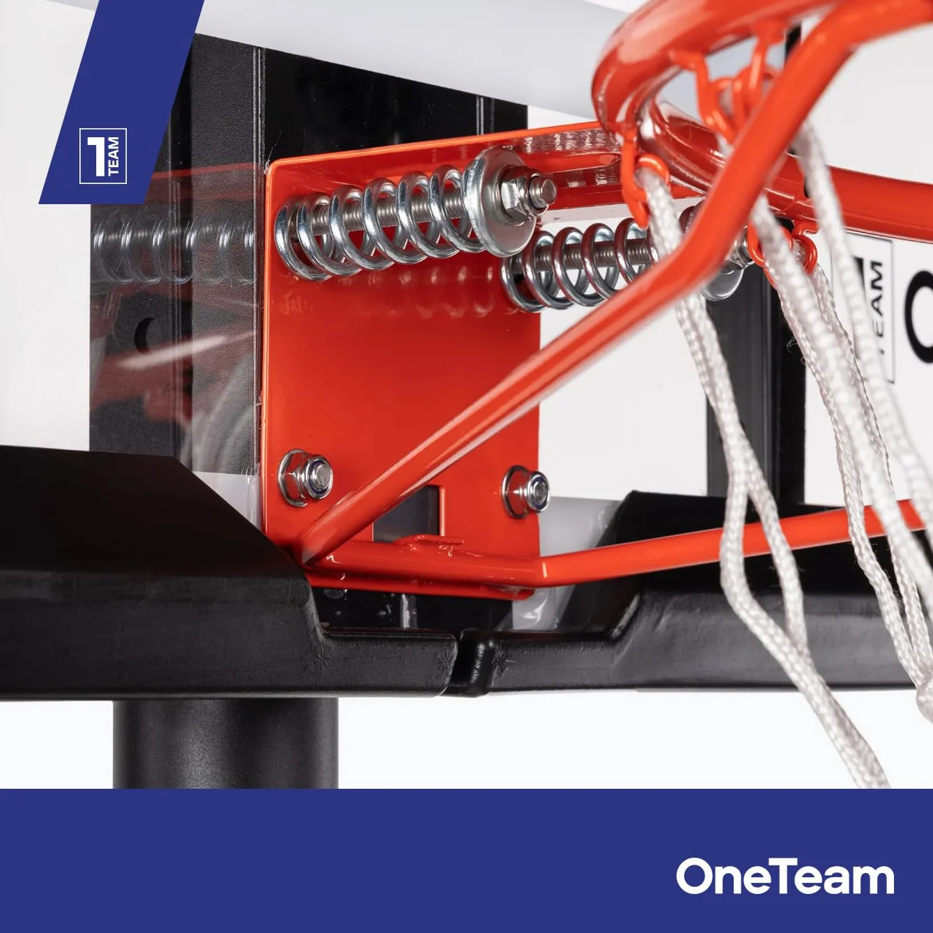 OneTeam Pallacanestro BH04 nero regolabile autoportante 140 l