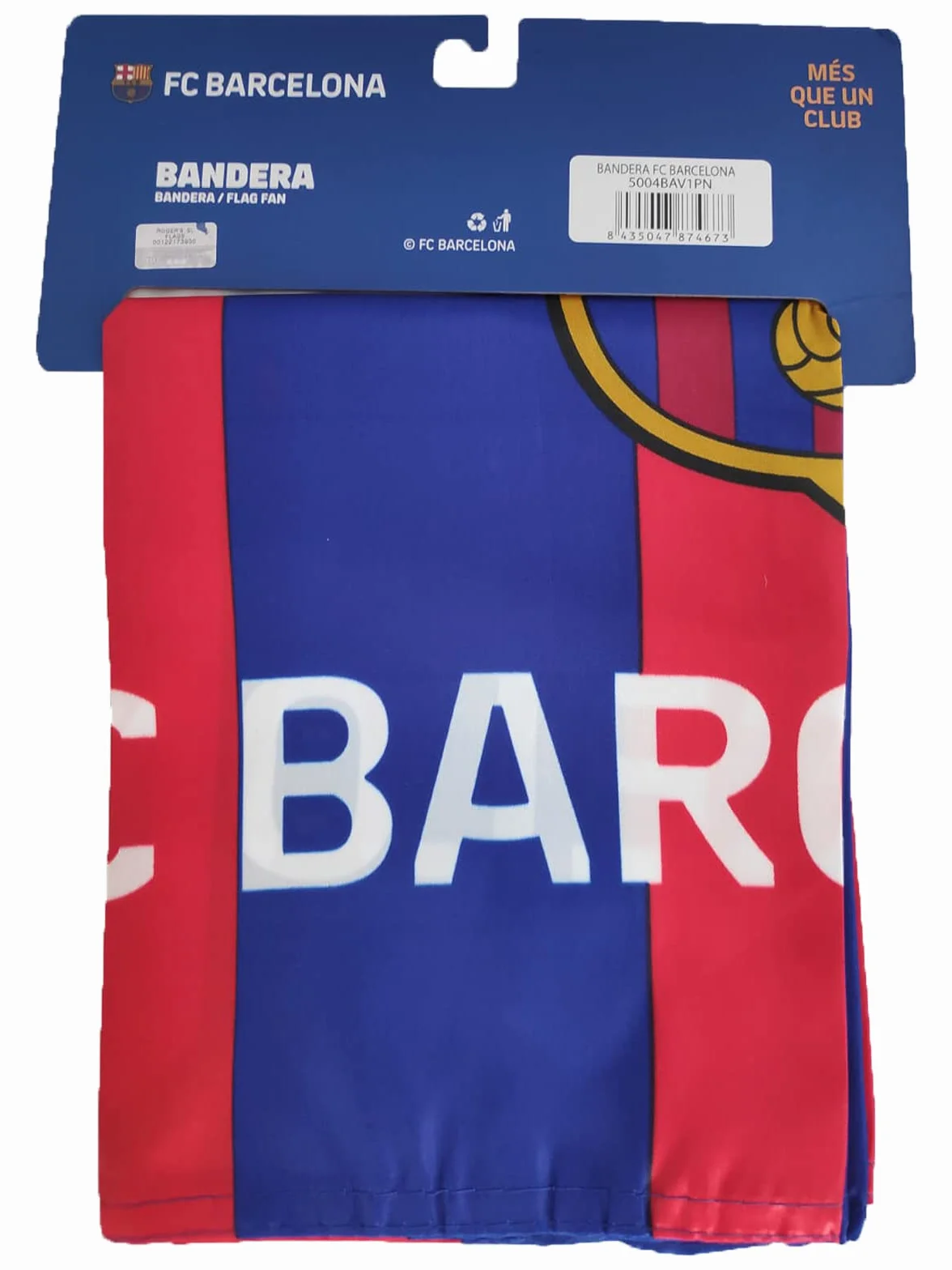 Bandiera Ufficiale Blaugrana 75x50 cm con Scudetto