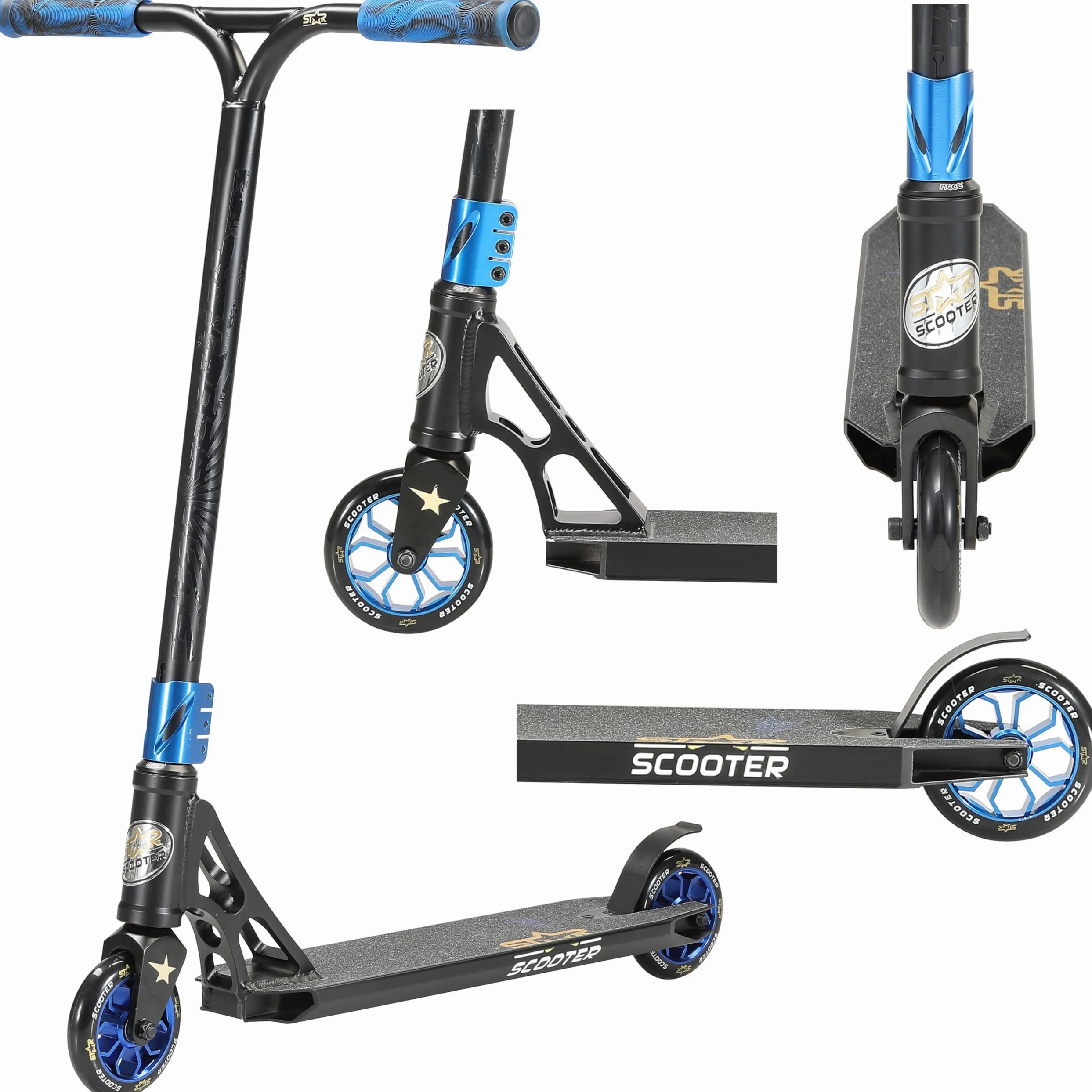 STAR SCOOTER Freestyle Stunt Scooter Professionale Monopattino per Adulti e Bambini da 8 Anni | HIC 110mm PRO