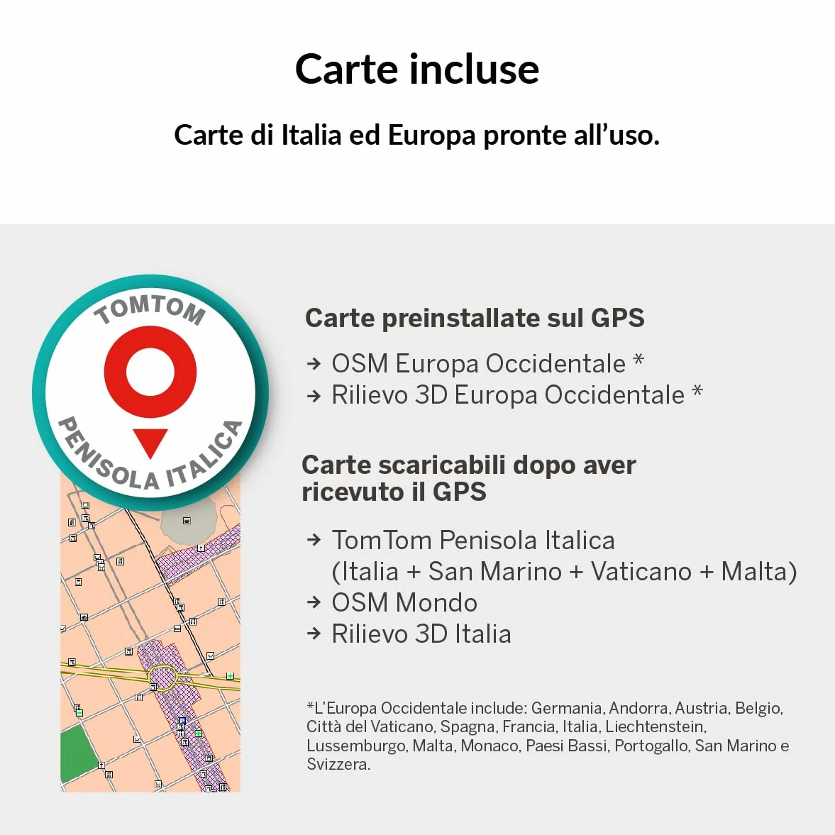 TwoNav Terra 64 GB navigatore GPS con mappa Italia TomTom, schermo wide 3,7 pollici per escursionismo MTB