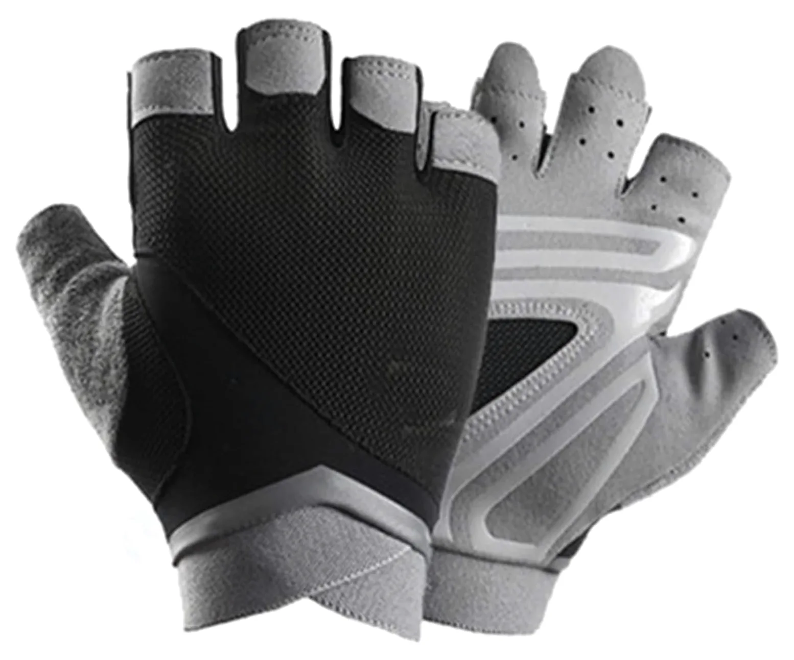 Guanti da guida senza dita, Guanti sportivi, Guanti mezze dita, Guanti for sollevamento pesi for allenamento in palestra Guanti da donna traspiranti con protezione antiscivolo sul palmo Guanti mezze d