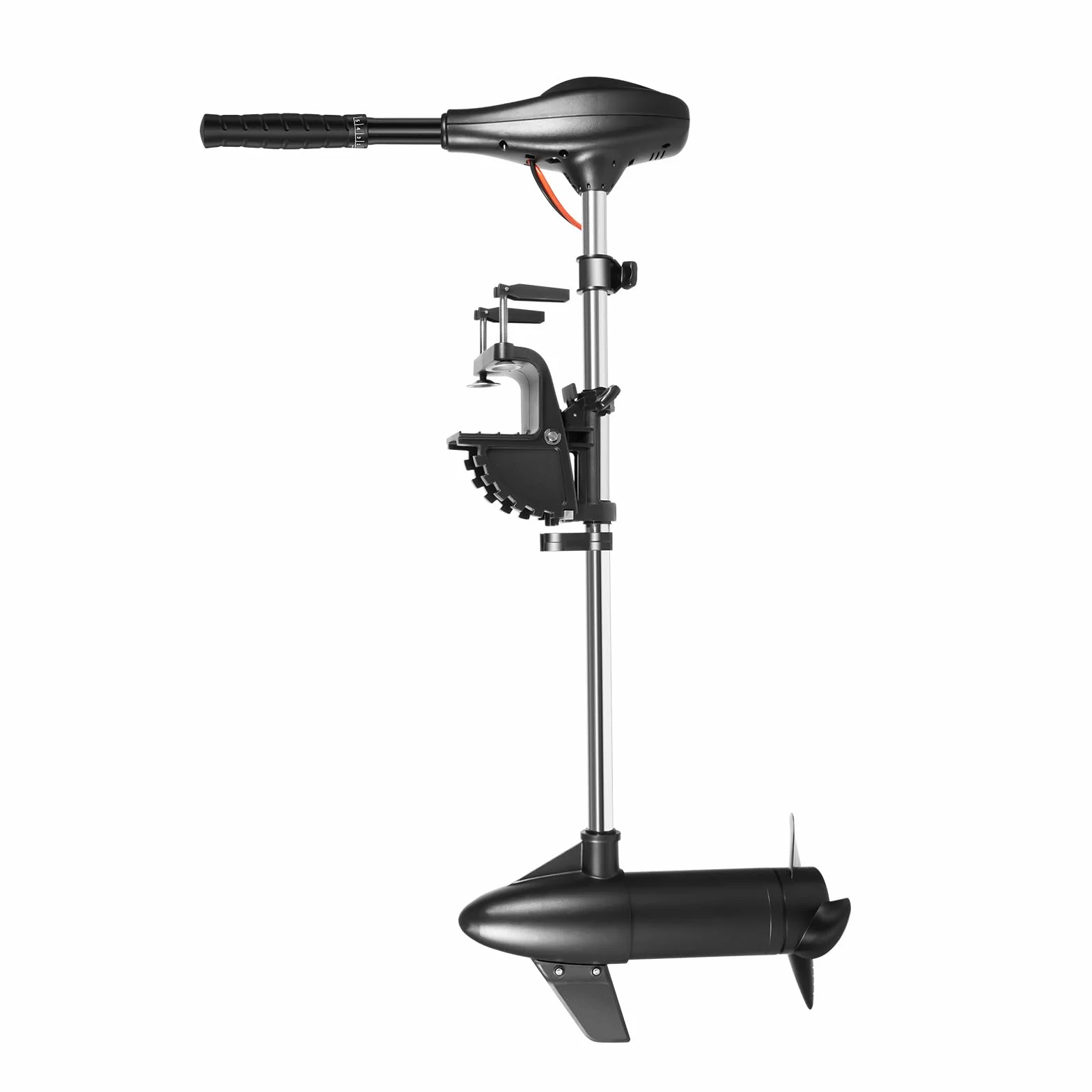 612W Motore Fuoribordo Elettrico 58LBS Albero Lungo per Kayak Barca 5 Marce Avanti 3 Indietro