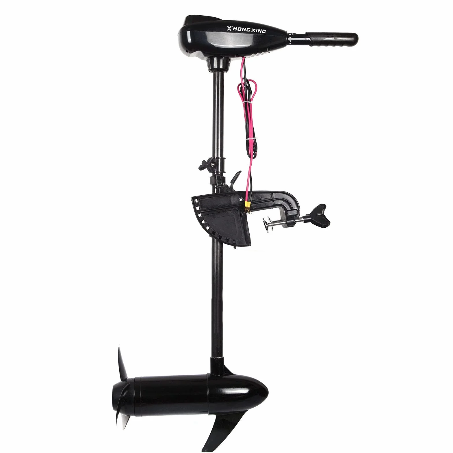 Motore fuoribordo 12V 800W 80LBS Thrust con indicatore batteria LED, altezza regolabile
