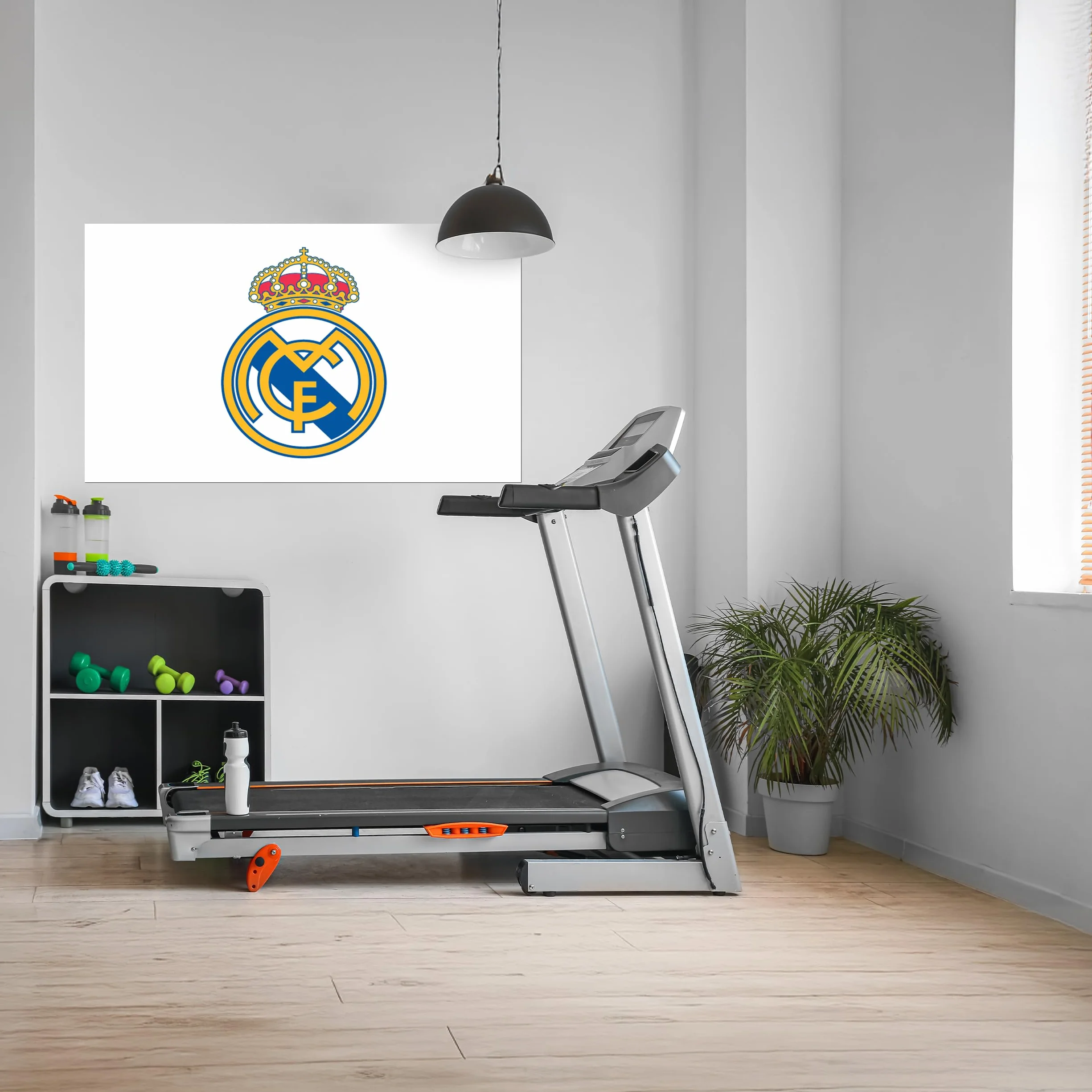 Real Madrid Licencjonowany Dekoracyjny Naklejka Ścienna Winylowa 65x40 cm