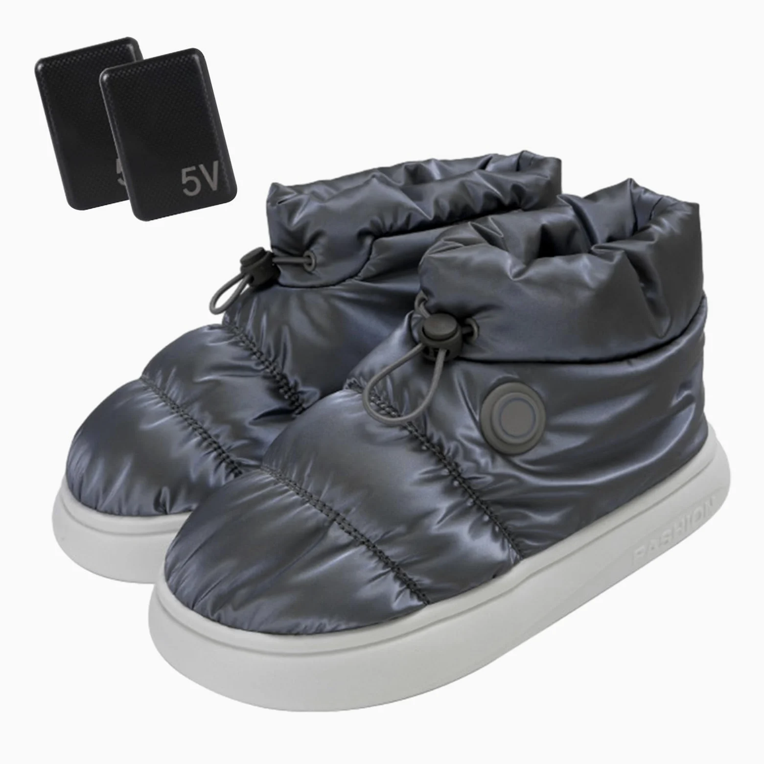 Scarpe riscaldanti elettriche, scaldamani riscaldanti | Stivali da neve invernali riscaldati antiscivolo | Scarpe riscaldanti da uomo ricaricabili elettriche scaldamani termiche per piedi