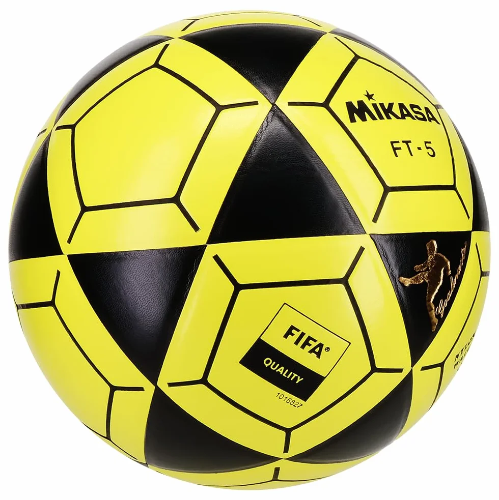 MIKASA FT5 Goal Master Pallone da calcio nero/giallo taglia 5