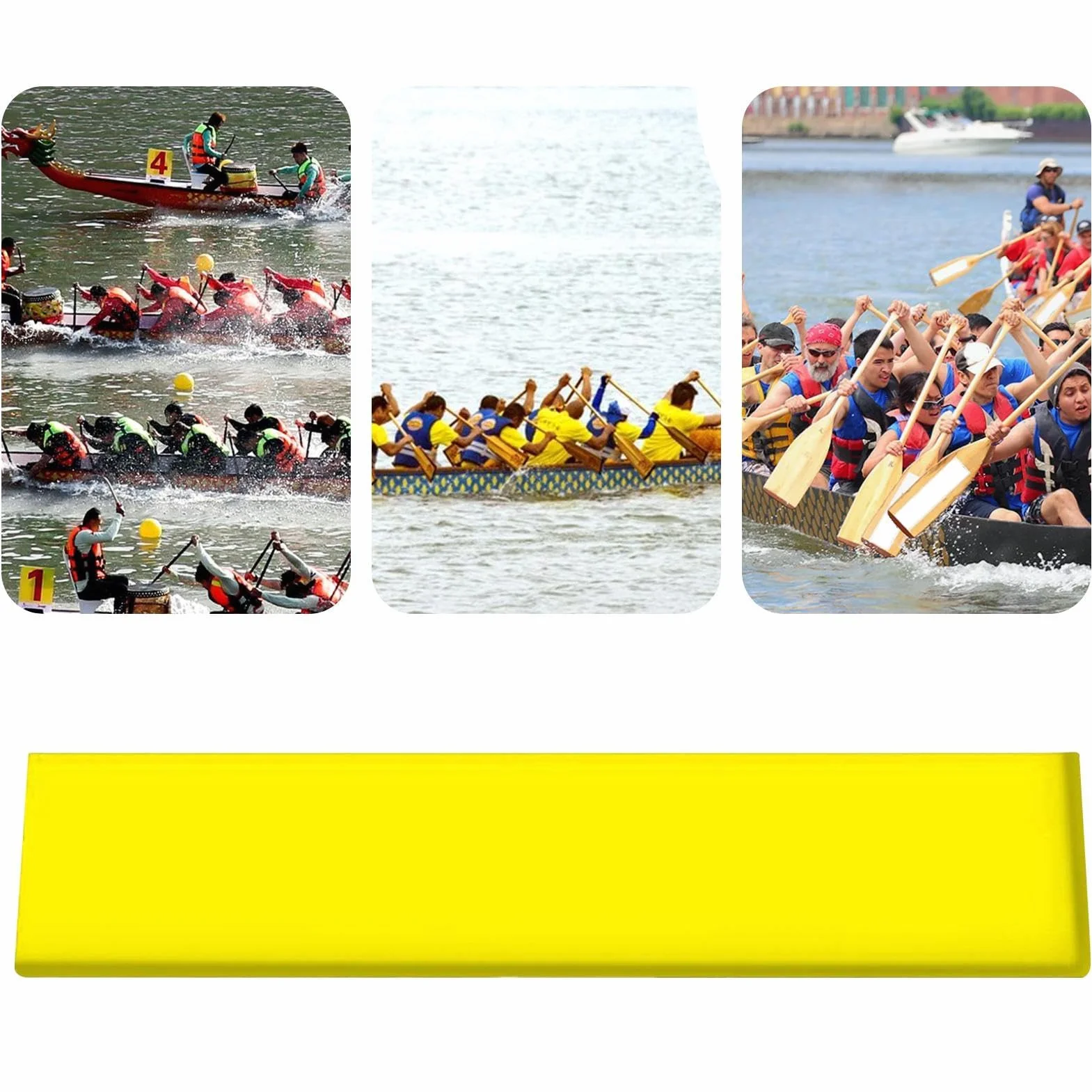 Protezione per bordi della pagaia in silicone antiscivolo per kayak