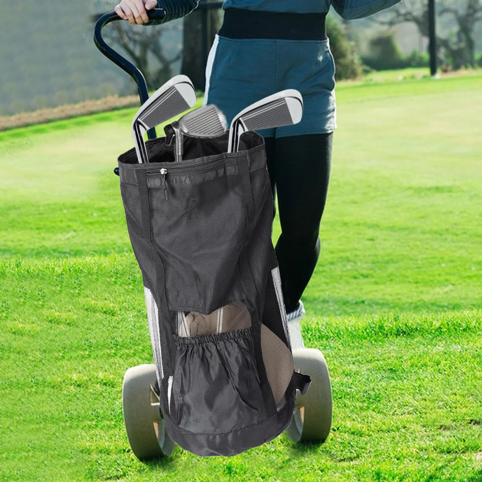 Borsa Portaoggetti Da Golf All'aperto - Custodia Push-pull Per Carrello Organizzatore Sportivo