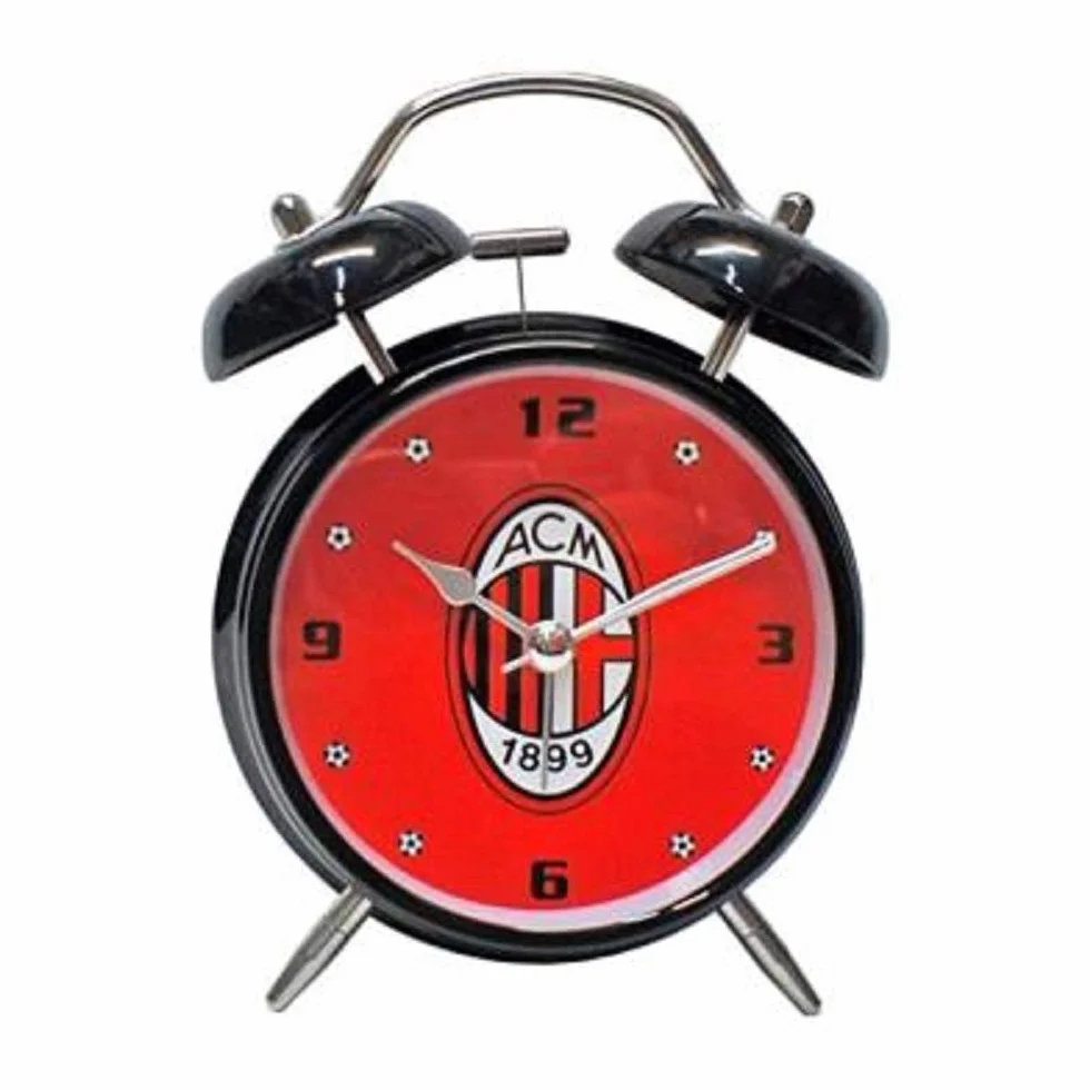 MILAN Sveglia Classica a Campana Orologio Analogico Prodotto Ufficiale