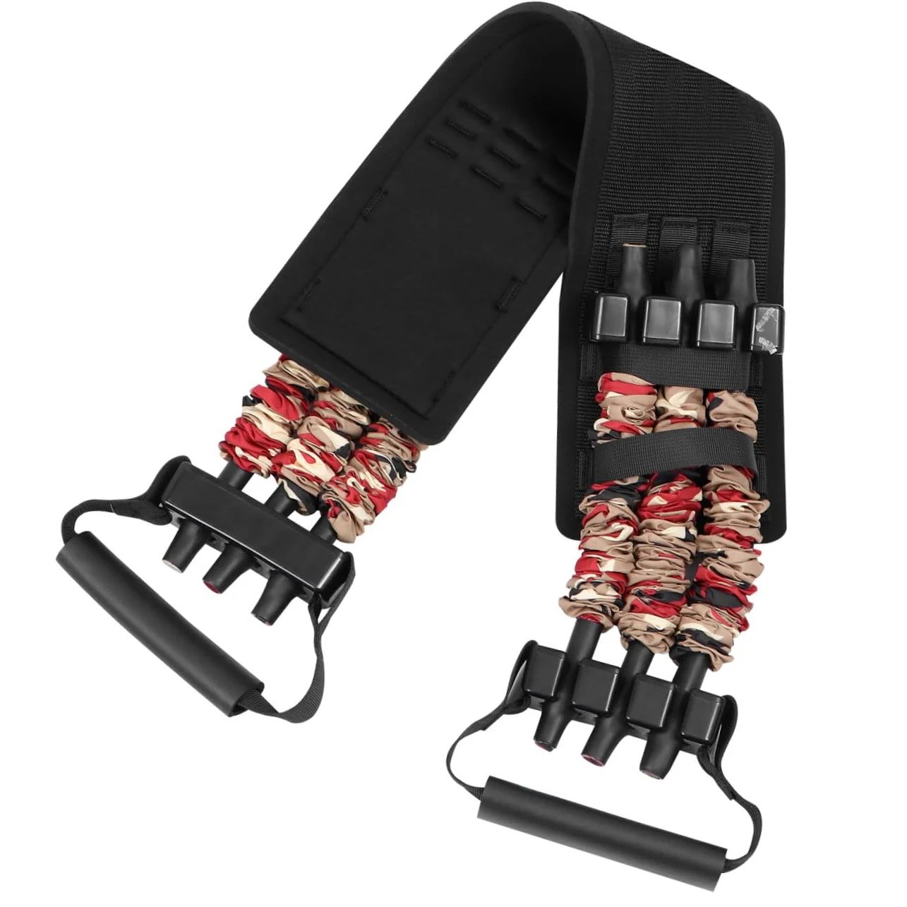 BESTonZON Fascia Elastica per Allenamento Muscoli Pettorali Nastro di Resistenza in Nailon, Sottile e Cintura Imbottita per Esercizi di Espansione Toracica e Fitness