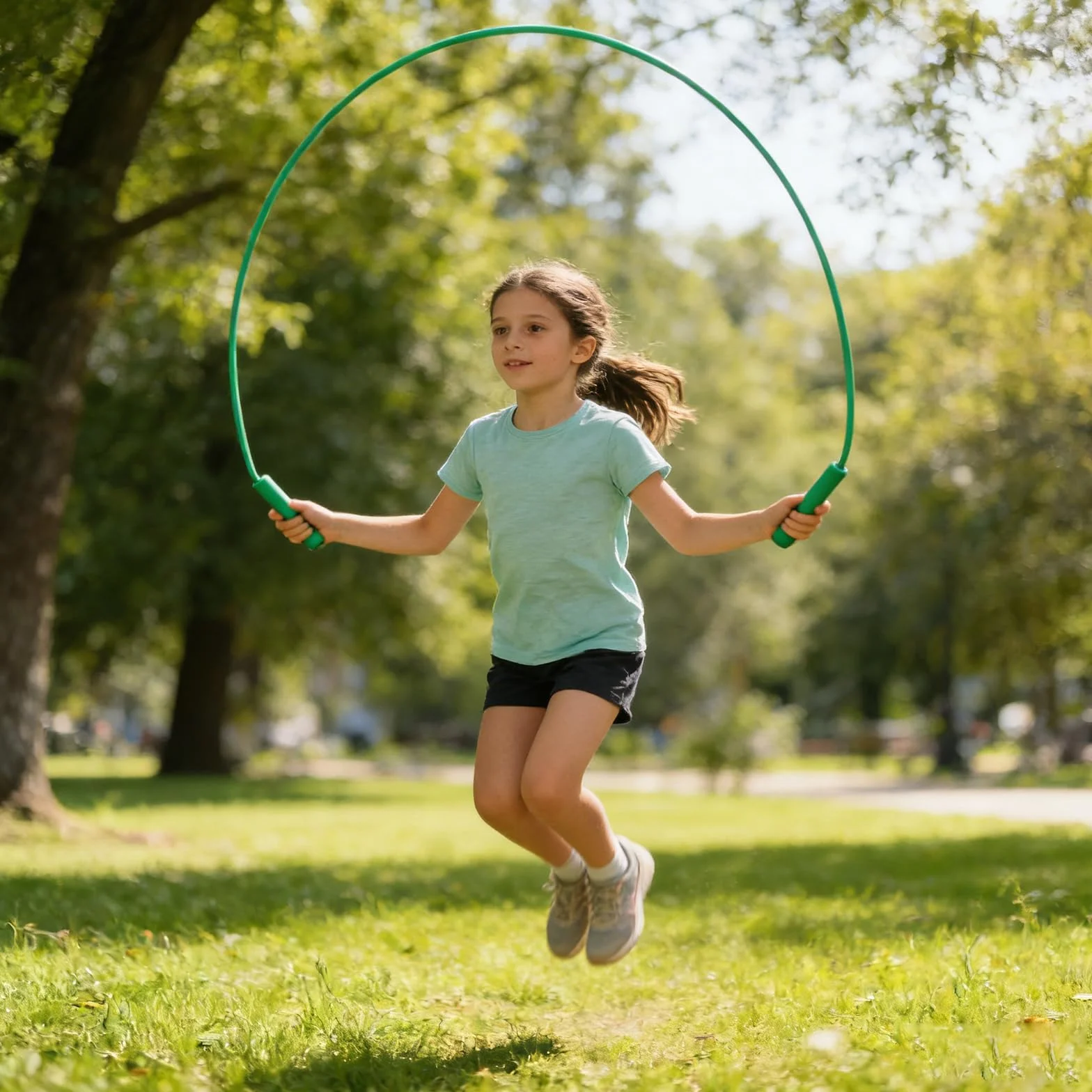 Hula Hoop Smontabile con Corda per Saltare, Kit Fitness 2 in 1 Regolabile per Bambini e Adulti