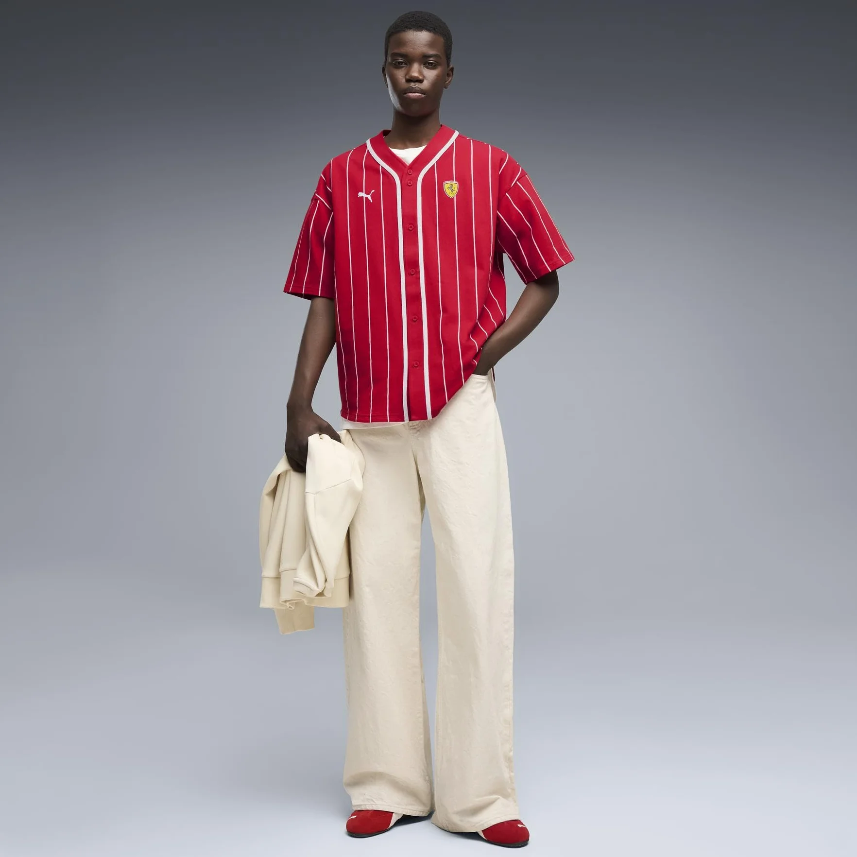 PUMA Scuderia Ferrari F1 Jersey Baseball Uomo