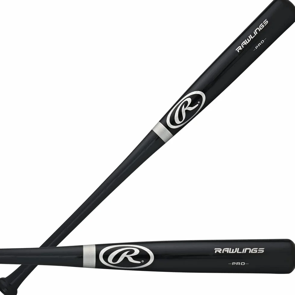 Rawlings Adirondack R212AB Baseballschläger für Erwachsene, Schwarz