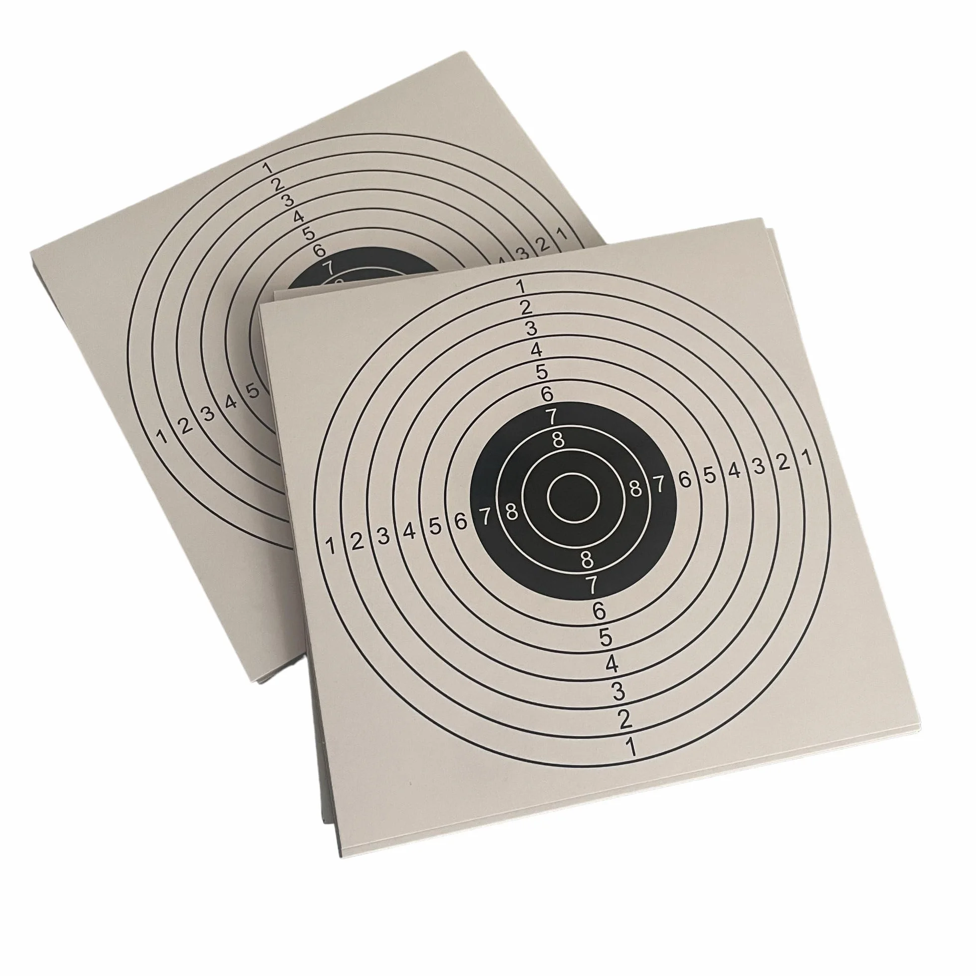 ADCHOP Bersagli 14 x 14 cm Confezione da 50 pezzi cartone 6 gr tiro al bianco Airsoft Aria compressa