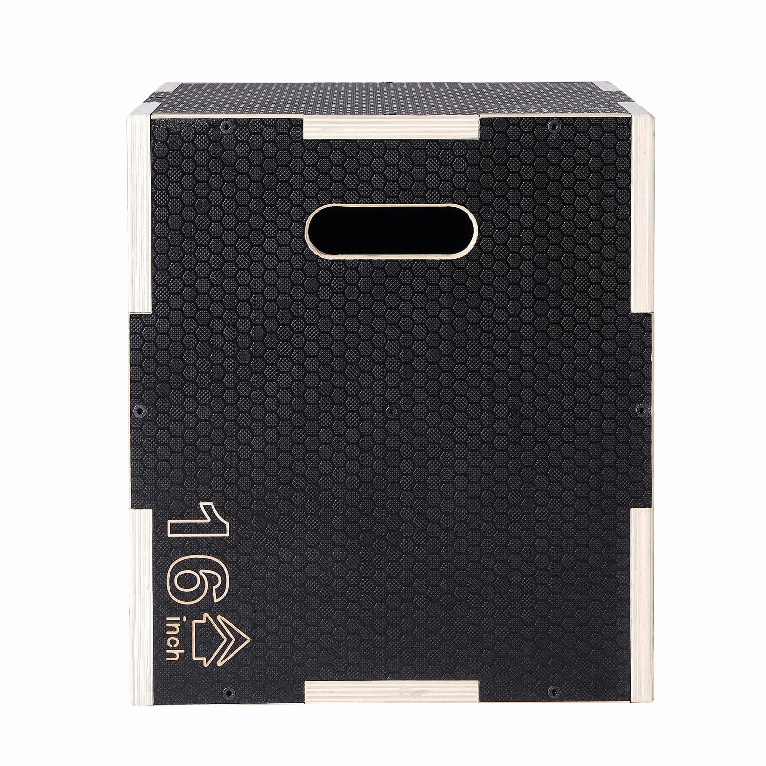 VEVOR Scatola per Plyo in Legno 3 in 1, Piattaforma Antiscivolo per Esercizi Fitness e Allenamento