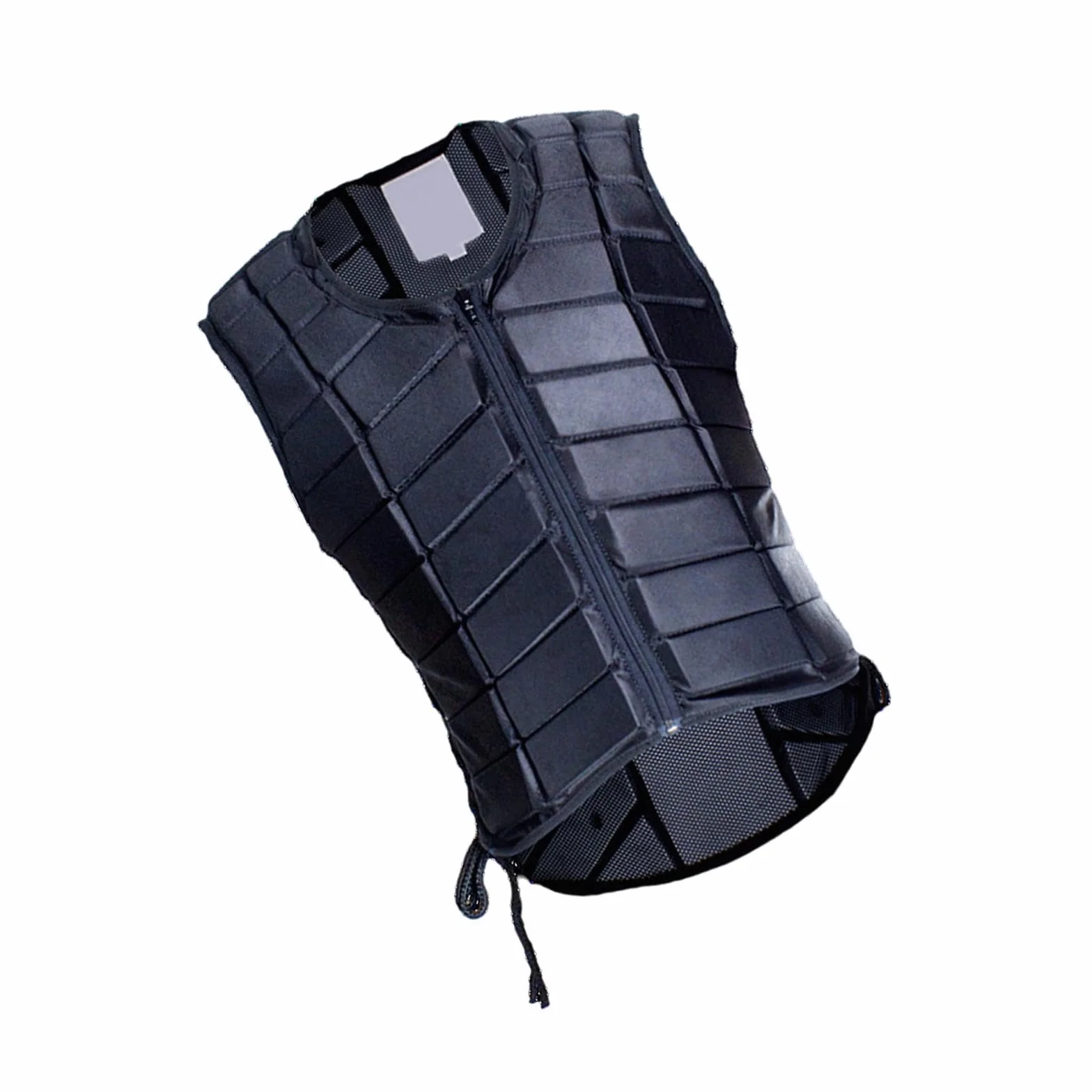 Gilet da Equitazione Nero Traspirante per Uomo E Donna, Protettivo, Gilet Equestre
