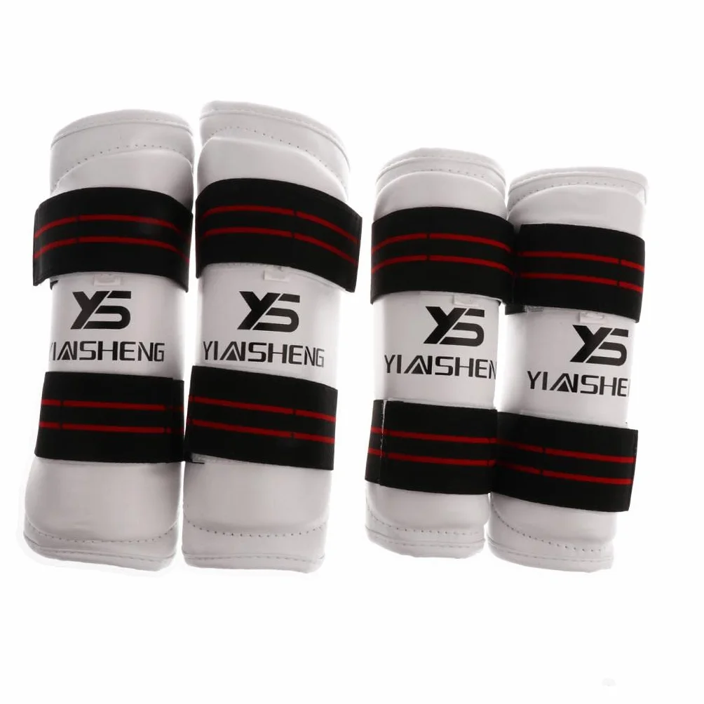 Leeadwaey Taekwondo Set Ochronny Nóg i Rąk S Biały
