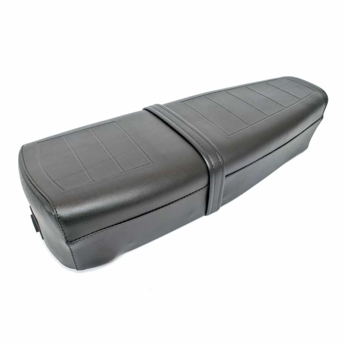 SELLA NERA LUNGA BIPOSTO COMPATIBILE CON VESPA PK 50/125 S XL RUSH TELAIO IN FERRO