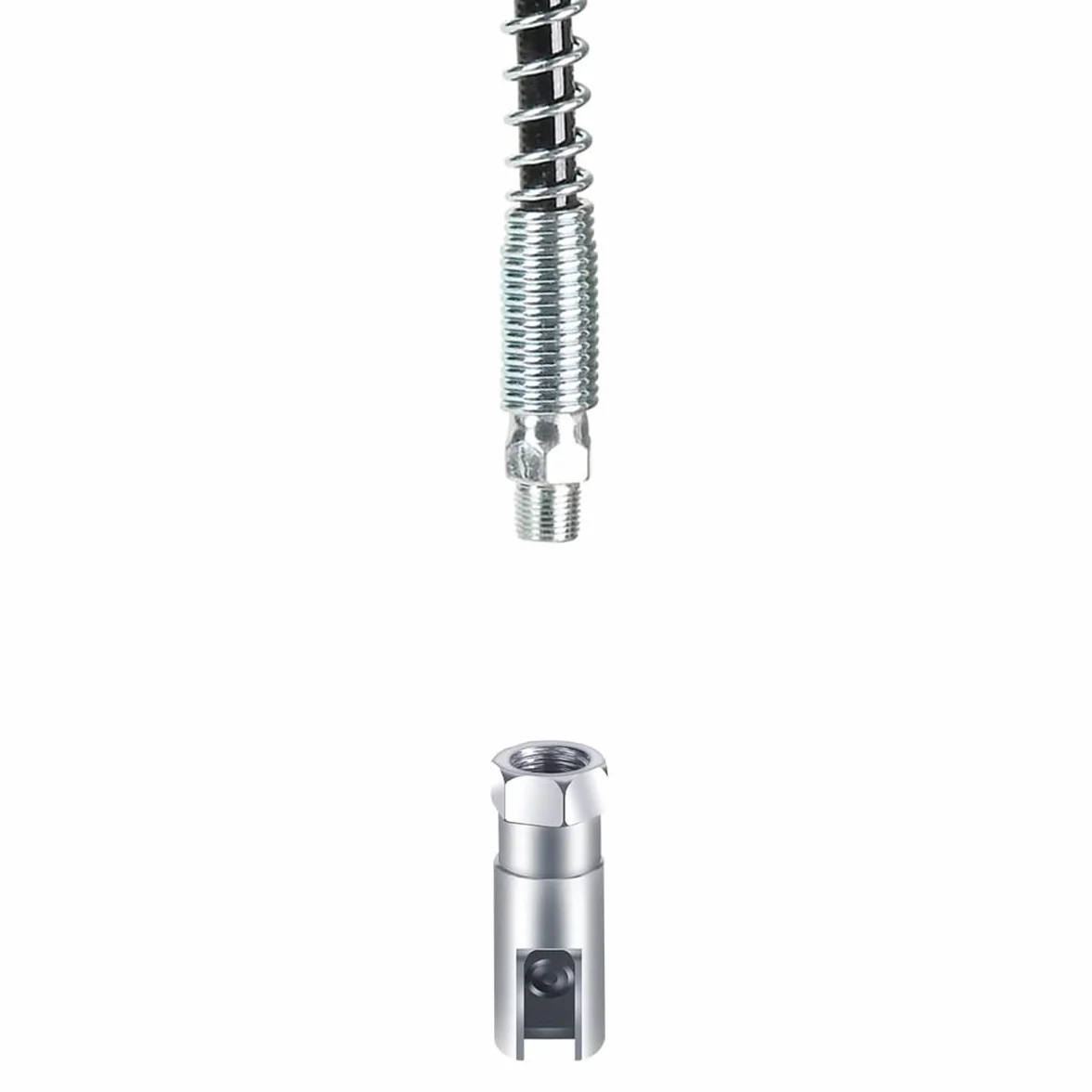 Sarini Raccordo per Grasso ad Angolo retto 90° NPT 1/8" Guarnizione per Pistola Camion agricoli