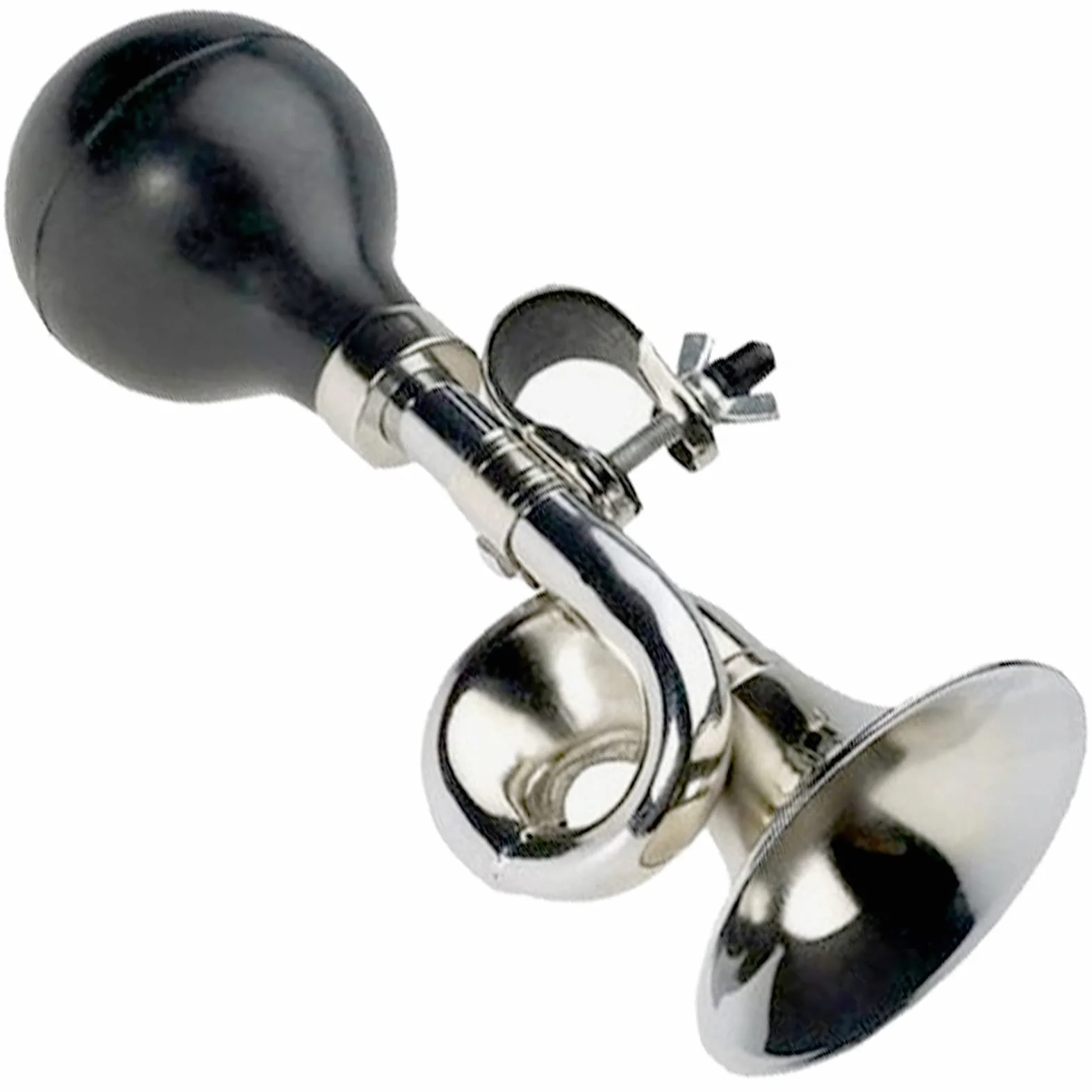 Clacson per Bicicletta in Metallo con Morsetto Regolabile 180x75x65mm
