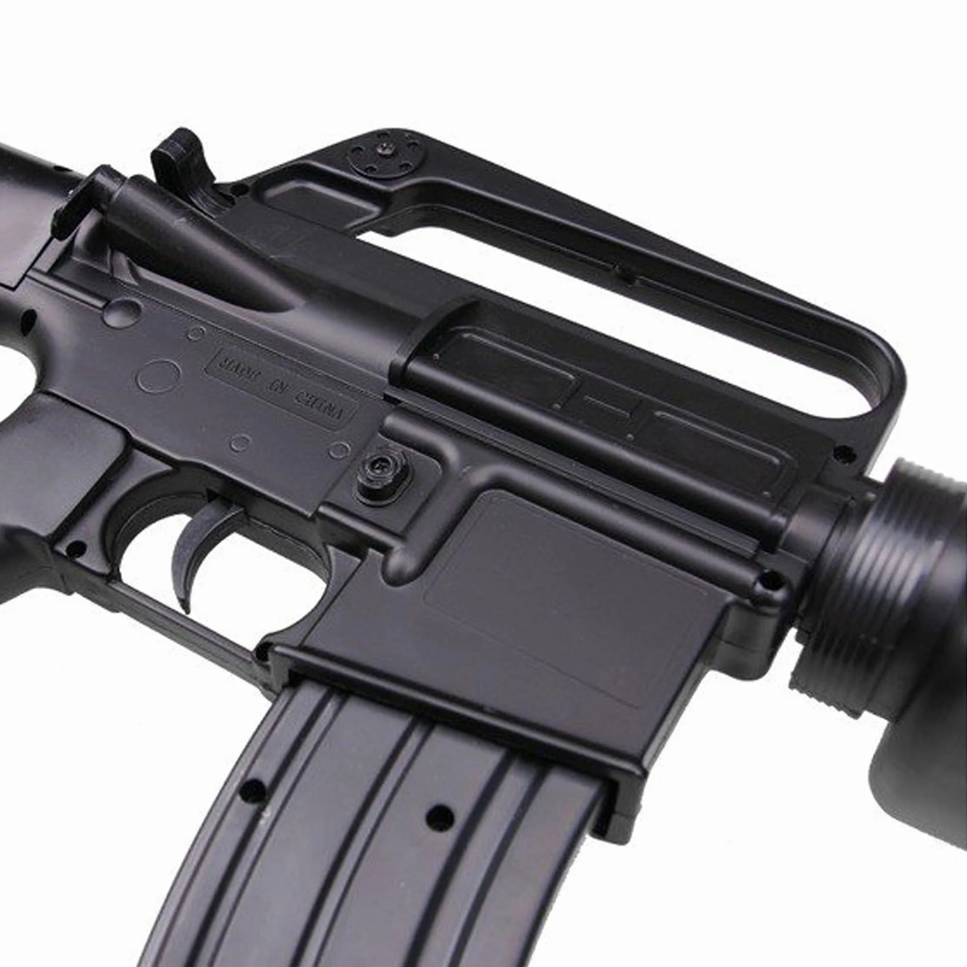 Fucile Airsoft M16-A2 Molla Singolo Plastica Alta Resistenza Nero 0,5 Joule