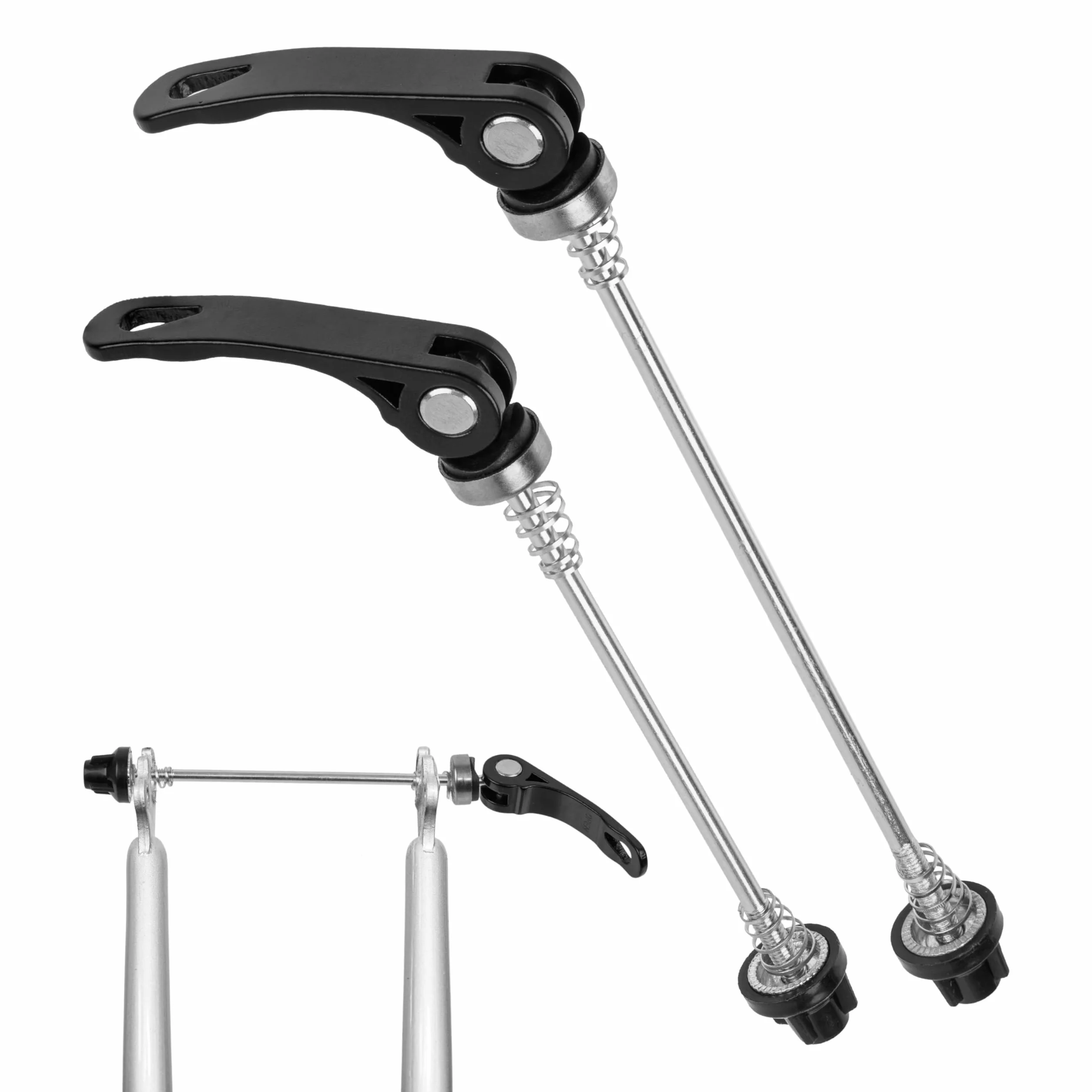 Set sganci rapidi bici perno passante 5x100 5x135 130-135 mm anteriore posteriore MTB strada trekking