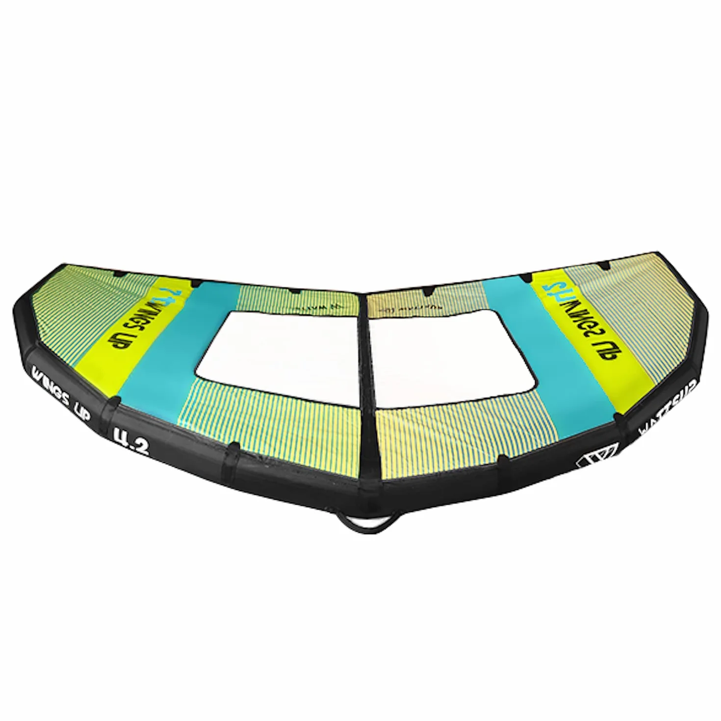 WATTSUP - Ala Wing WingsUP 4,2 m - PB-WWNG42 - Ala di trazione in nylon resistente con attacco in velcro facile - Ideale per Wing Foil, Wing Snow, Wing Skate, Wing Sup - Borsa & Leash Incluso