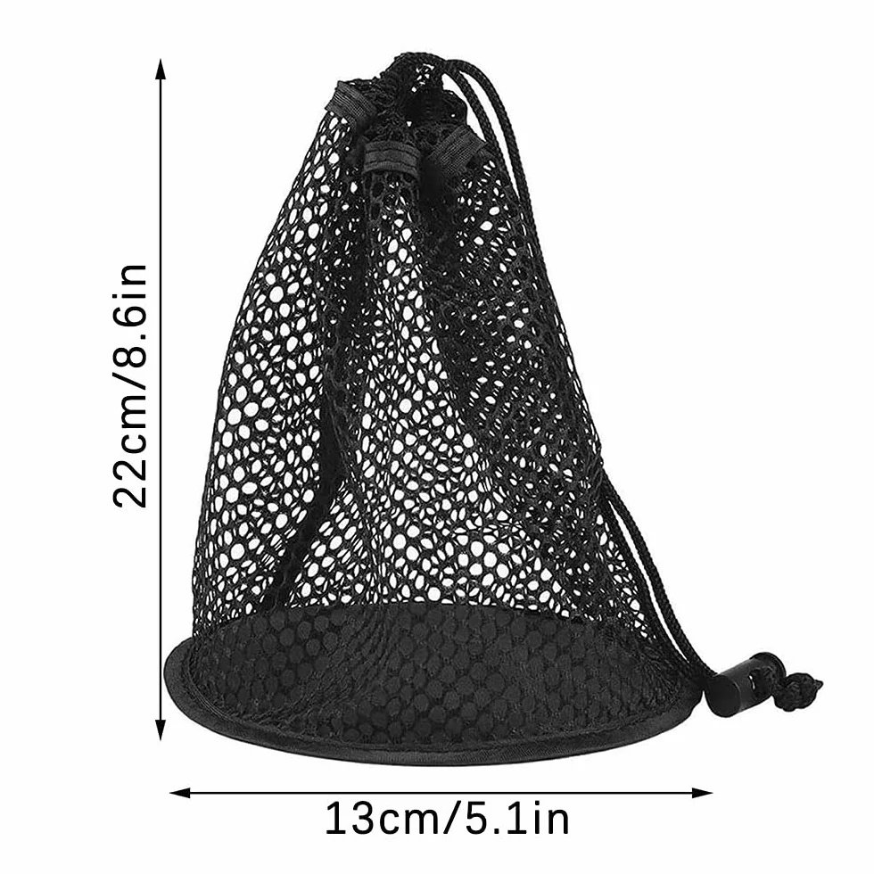 Sacca in Rete per Golf con Tasche, Borsa Porta Palline da Golf Alta Resistenza