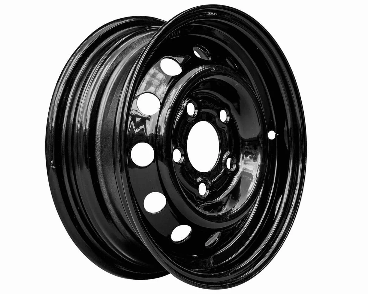 UNITRAILER Cerchio in Acciaio Nero 5.5Jx13 H2 5x112 ET30 per Rimorchi Pesanti, Portata Rinforzata 900 kg, Cerchione da 13 Pollici per Camper, Macchine Agricole e Rimorchio Cantiere