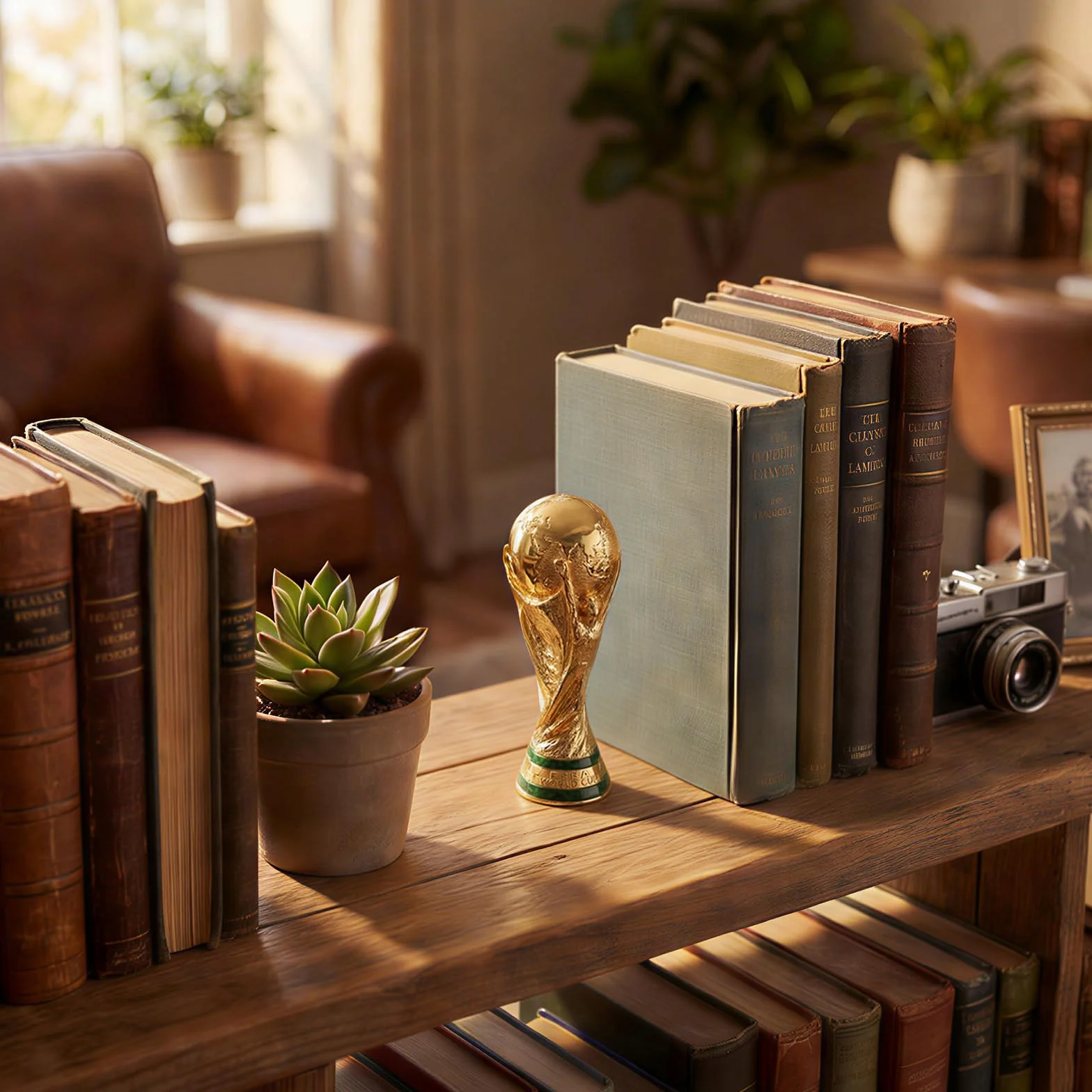 Regalo FIFA World Cup 2026, Trofeo 3D Ufficiale FIFA Coppa del Mondo 2026, 150 mm, in Lega di Zinco Premium, da Collezione, Durevole, per scrivania, Ufficio e Memorabilia Calcio