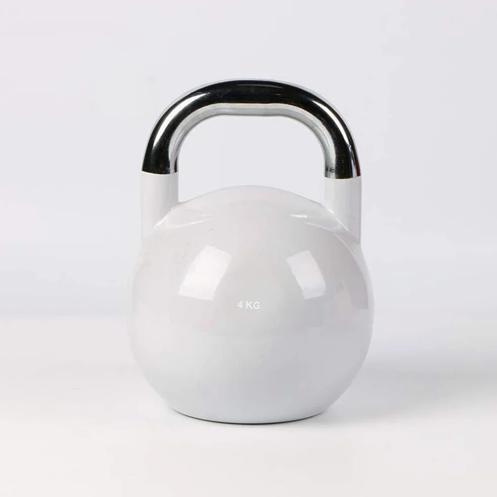 Kettlebell HUAHUA Professionale Atletica, Stampaggio di Un Pezzo, Resistenza alla Caduta, Resistenza alla Pressione, 4kg, 6kg, 8kg, 10kg, 12kg, 14kg, 16kg, 18kg, 20kg, 22kg (Size : 4kg)