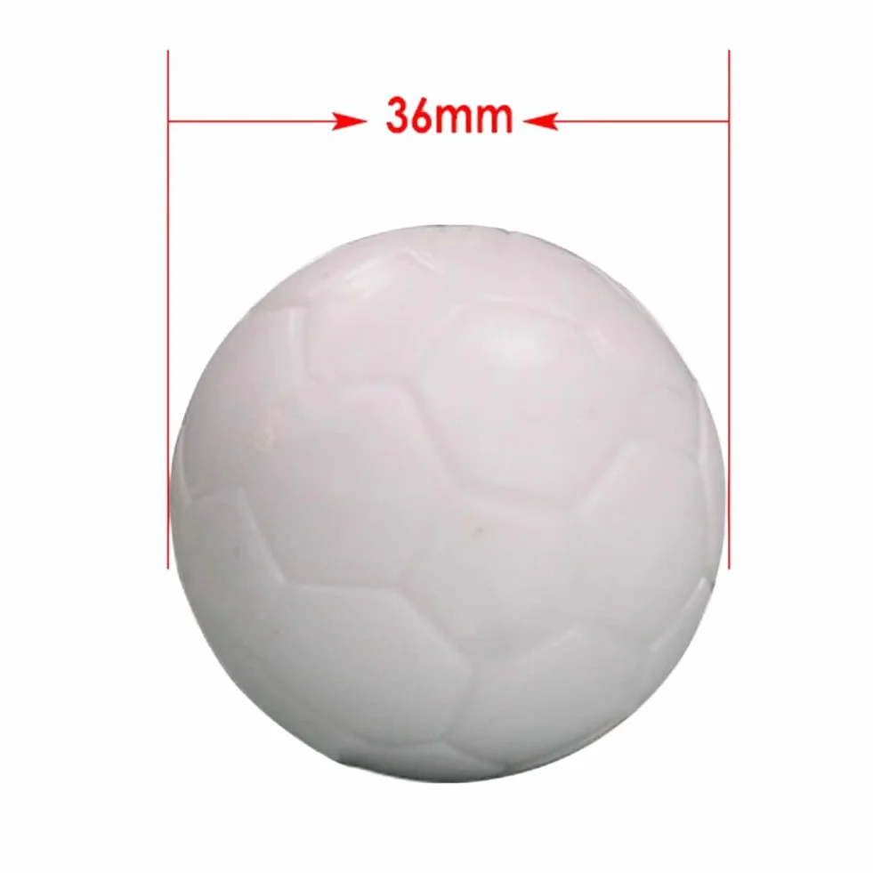Palline da calcio balilla 36 mm resina bianca solida 12 confezioni ricambio